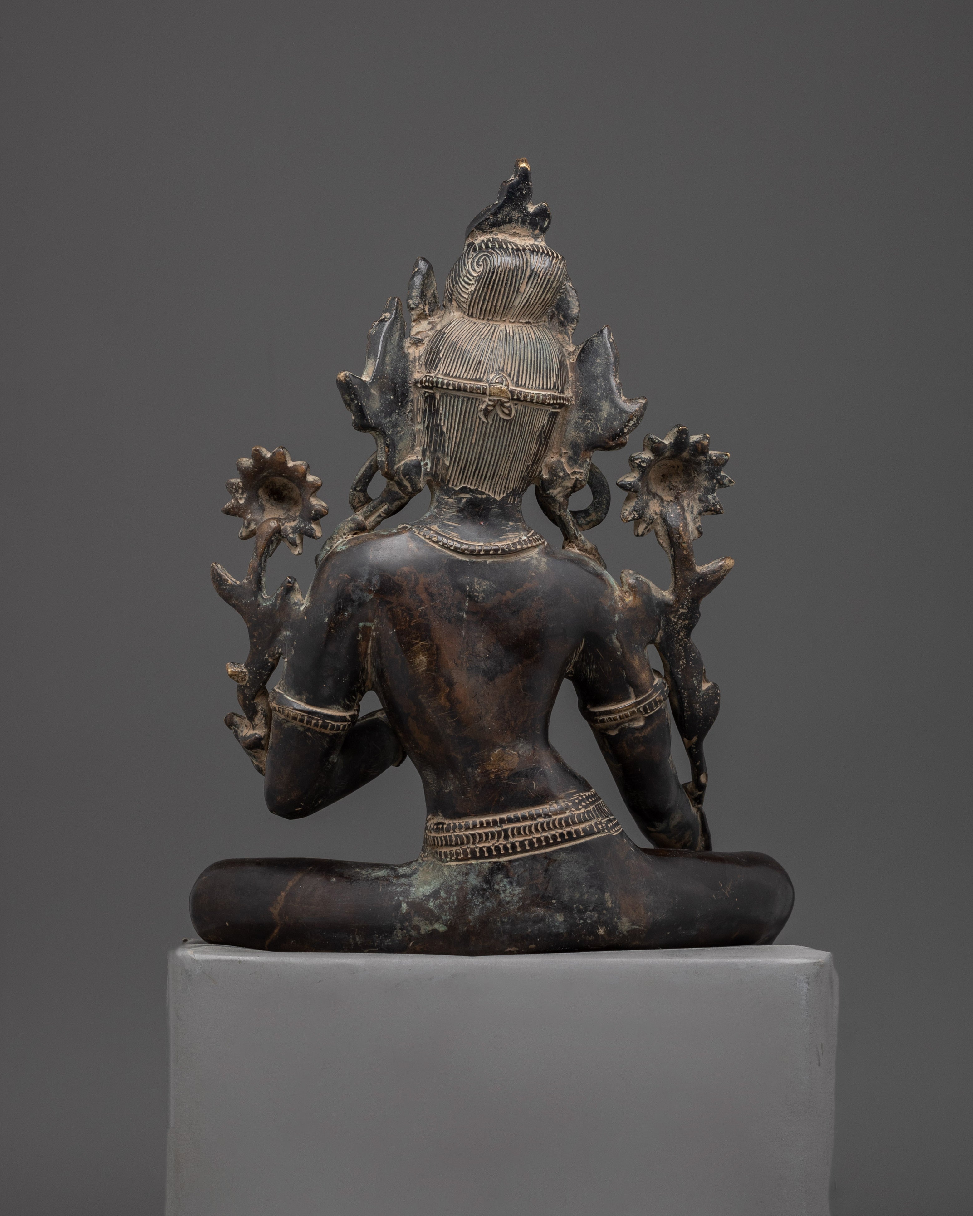 Female Compassion Deity Green Tara | Nepali Handcrafted Tibetan Art