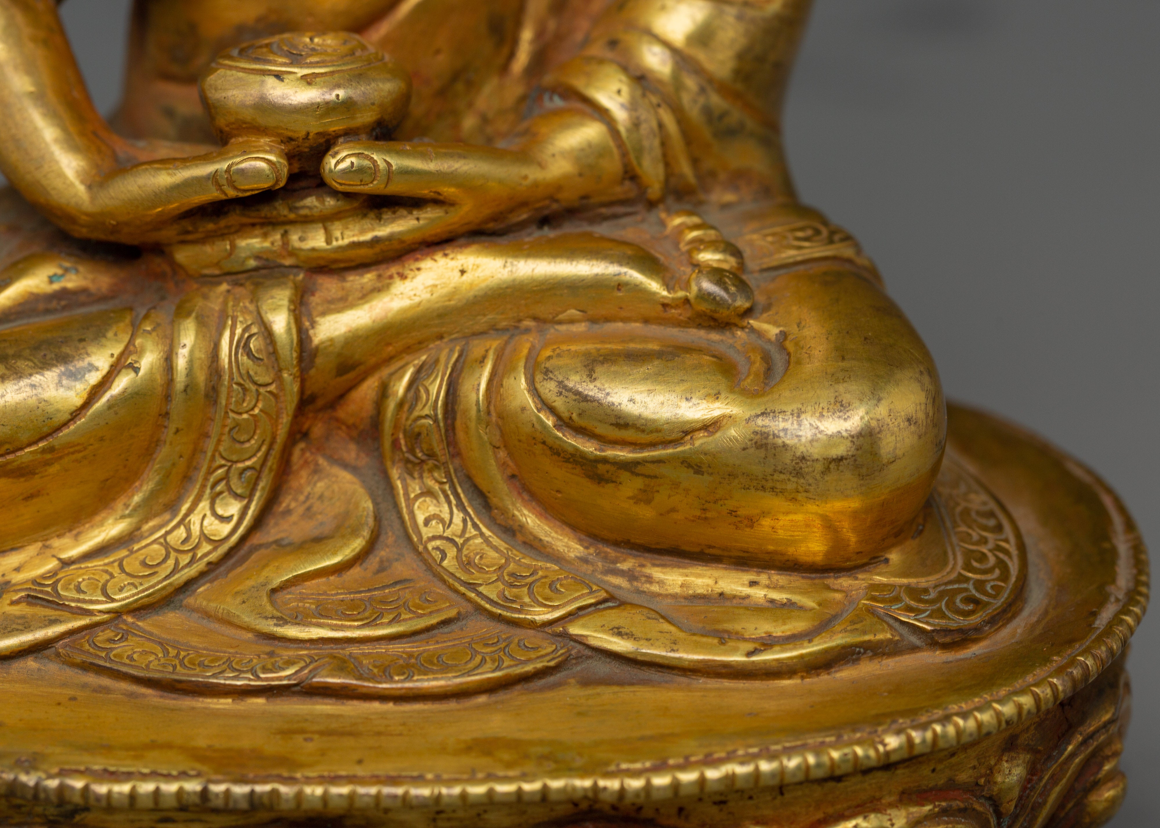 Peaceful Deity Statue of Amitabha Buddha | Buddha of Boundless Light
