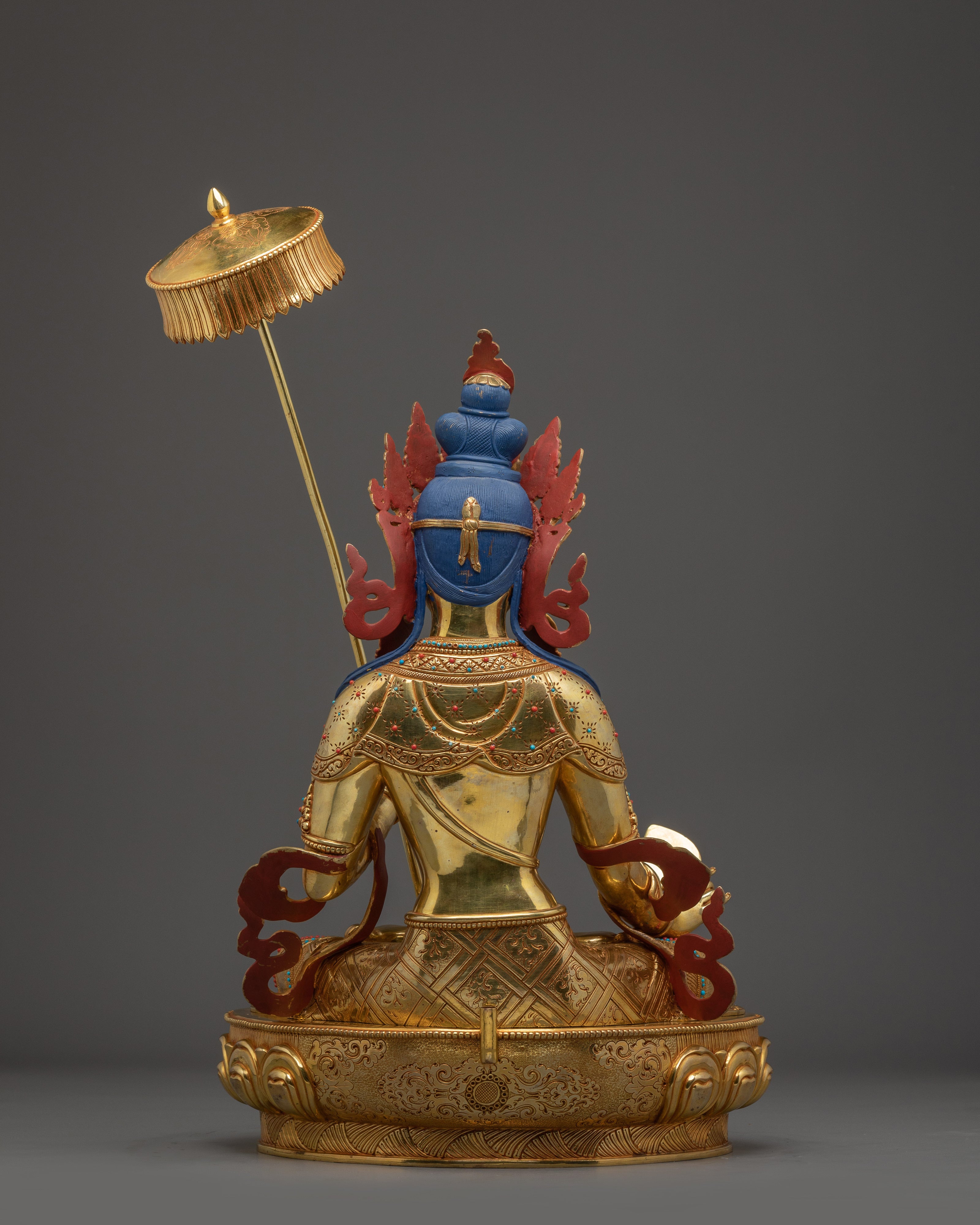 Handmade Sitatapatra Sculpture | White Umbrella Deity