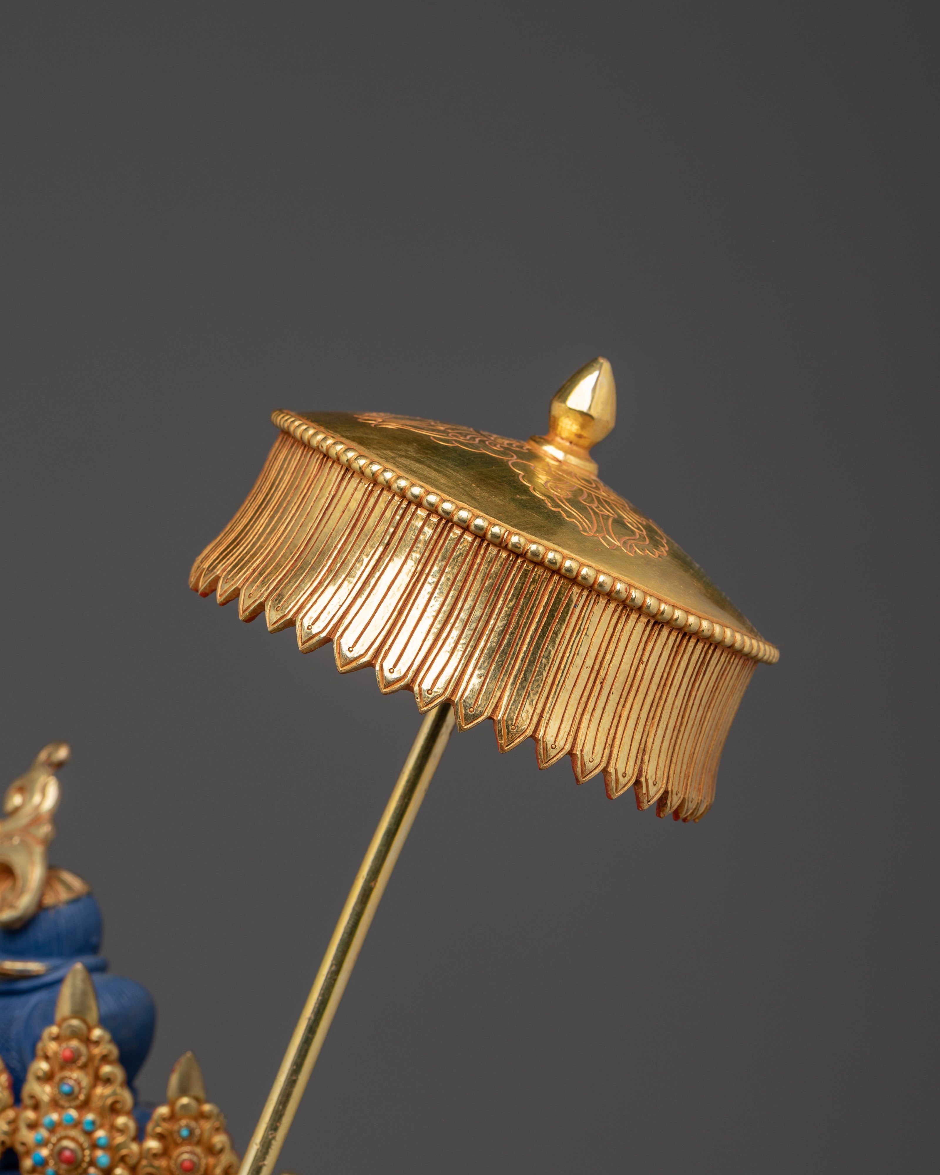 Handmade Sitatapatra Sculpture | White Umbrella Deity