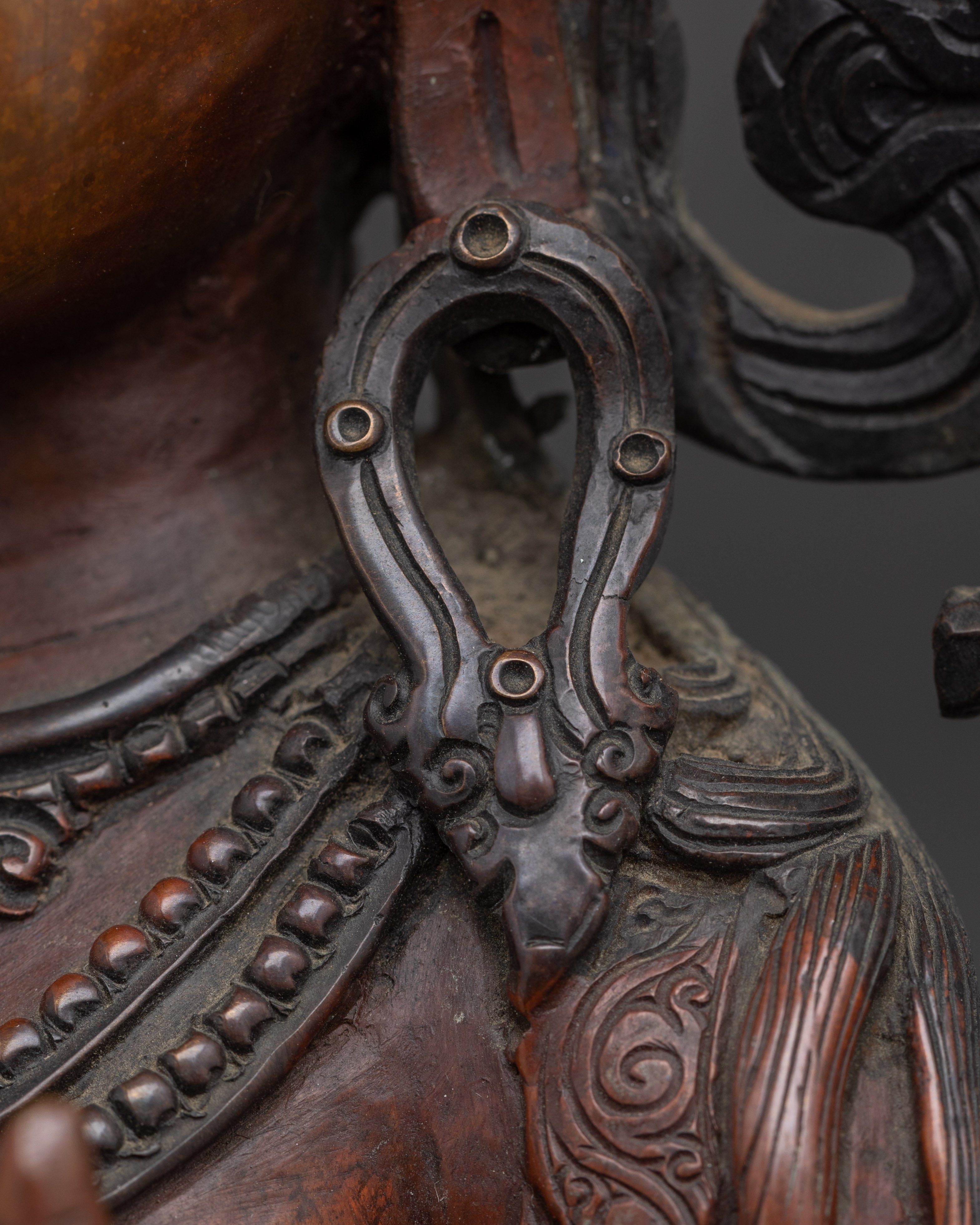 White Tara in Oxidized Copper | Sculpture of the Healing Mother Deity