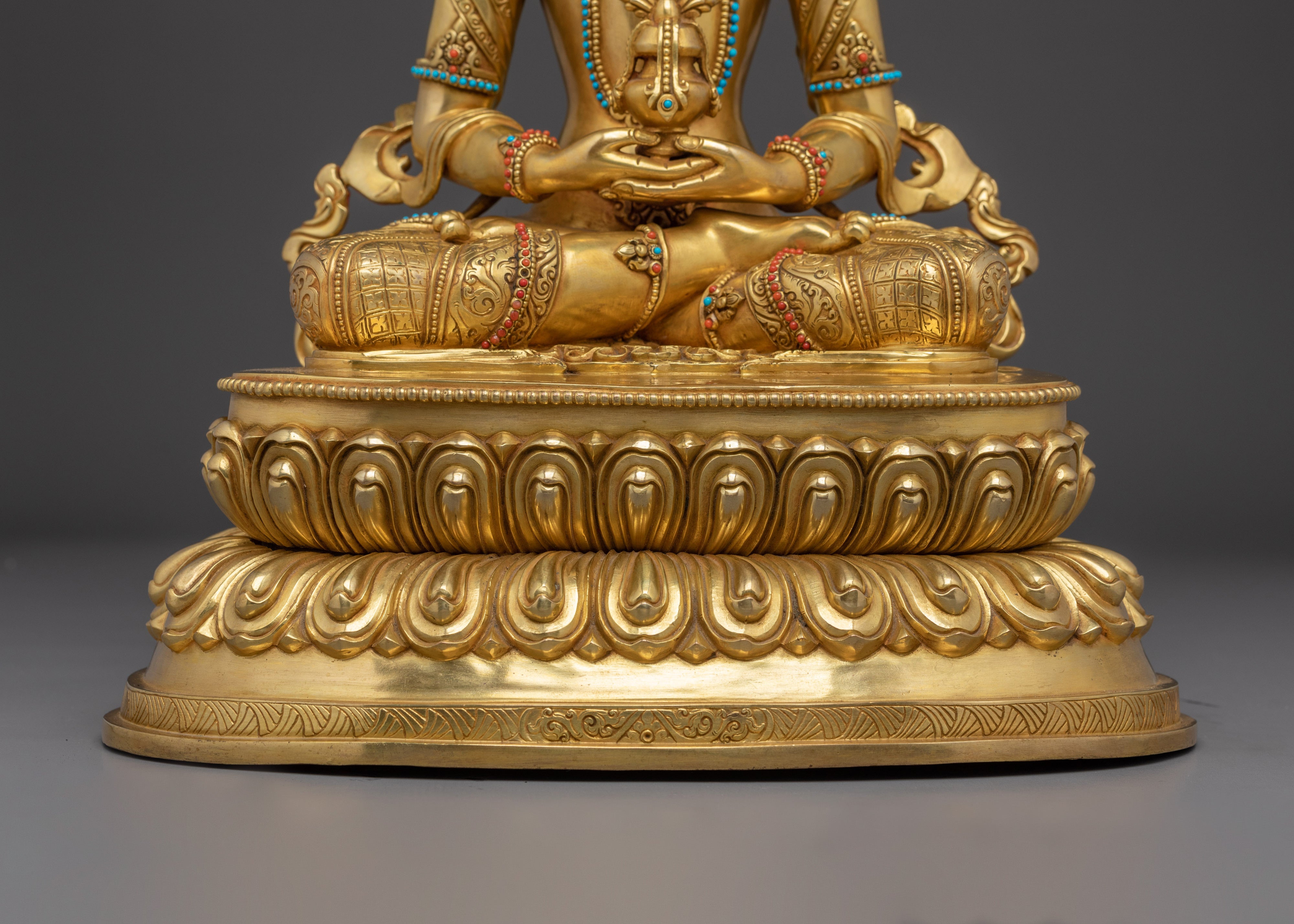 Buddhist Longevity Deity Amitayus Statue | Long Life Buddha