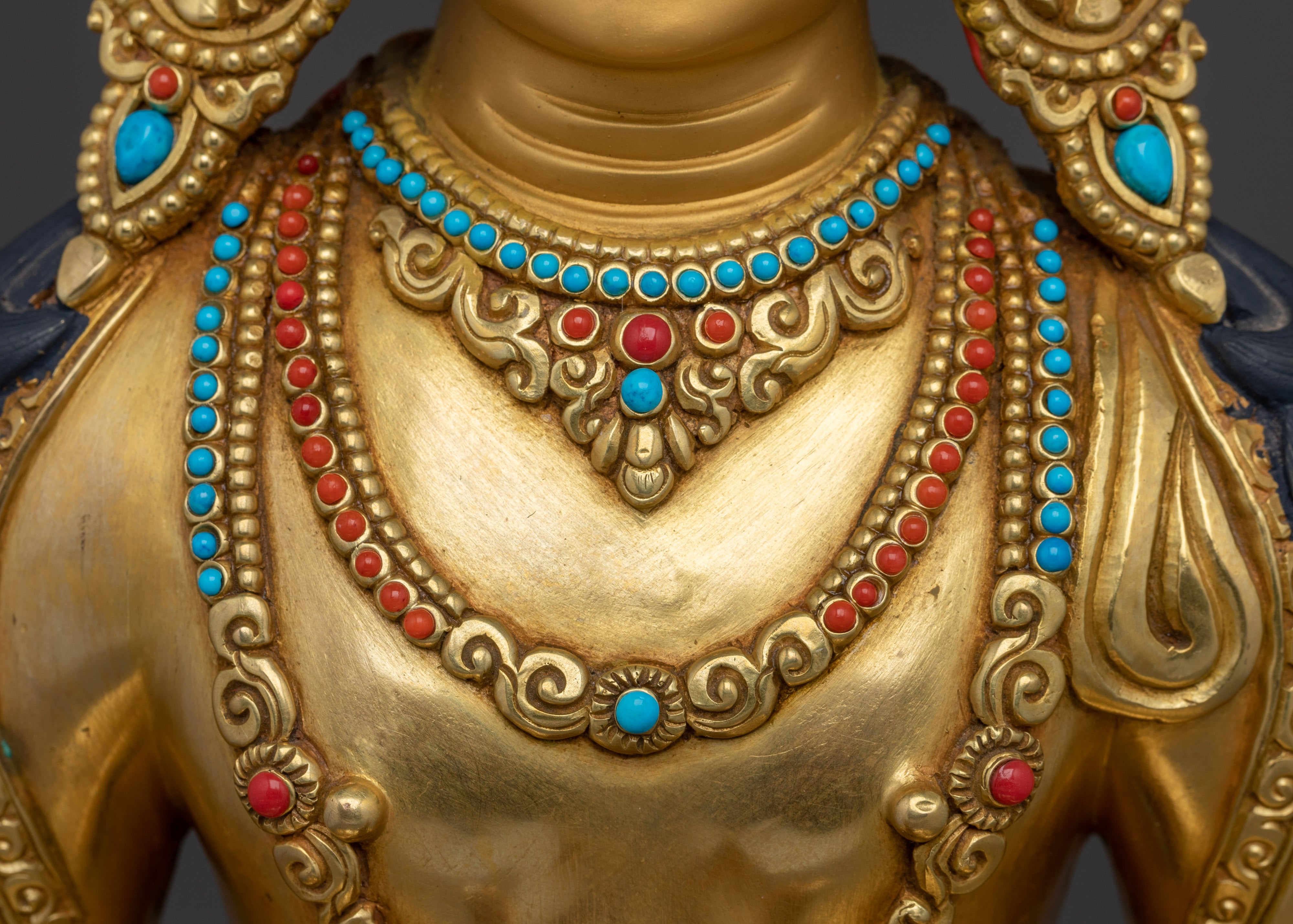 Buddhist Longevity Deity Amitayus Statue | Long Life Buddha