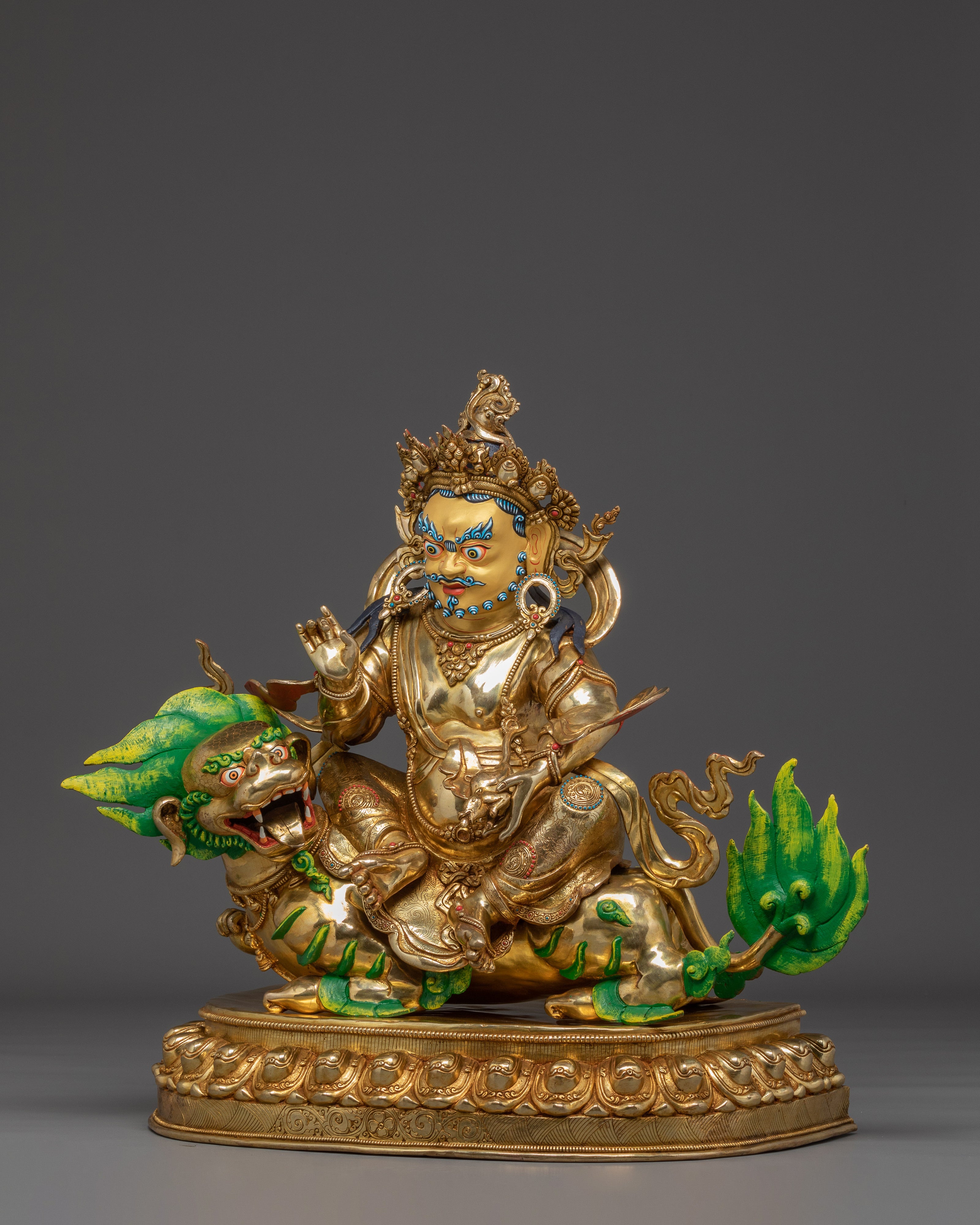 Buddhist Wealth Deity Namtoshi | Vajrayana Art