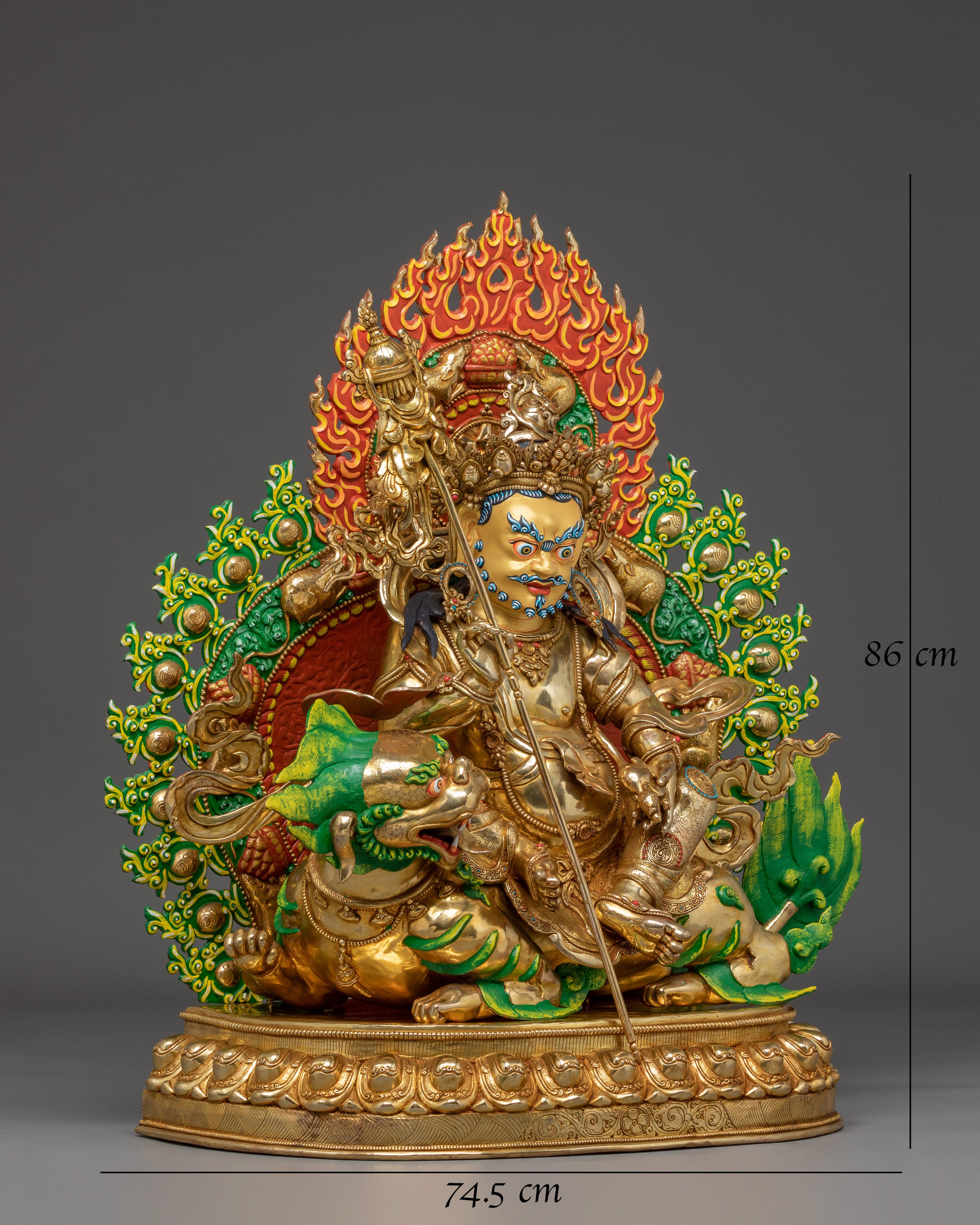 Buddhist Wealth Deity Namtoshi | Vajrayana Art