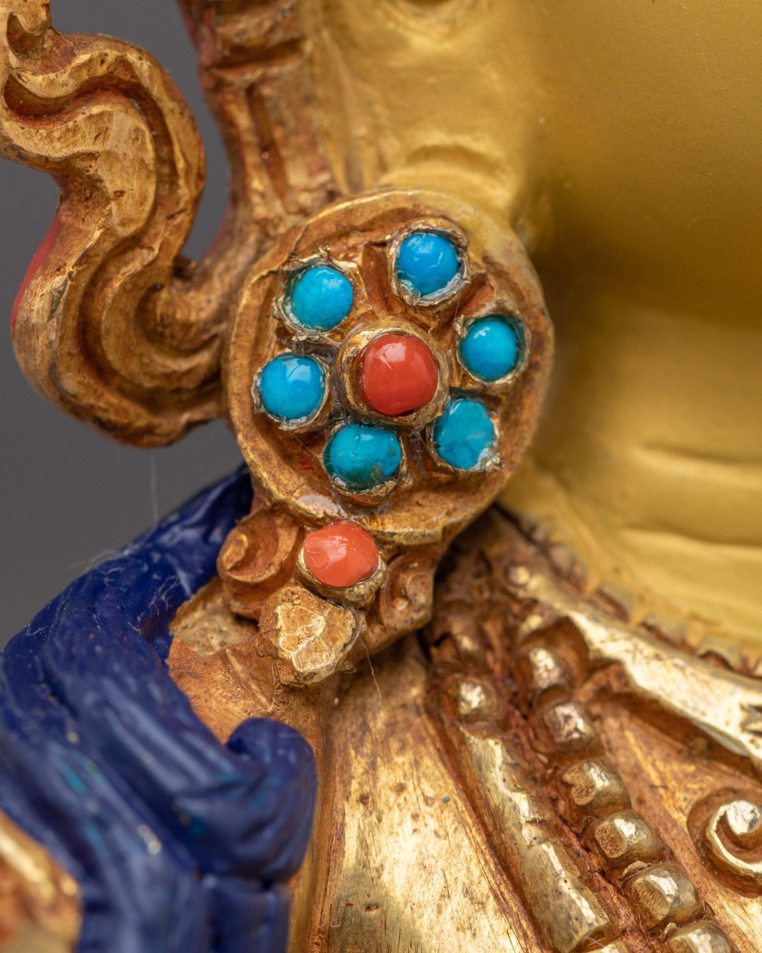 Prajna Bodhisattva Manjushri Sculpture | Wielder of the Flaming Sword