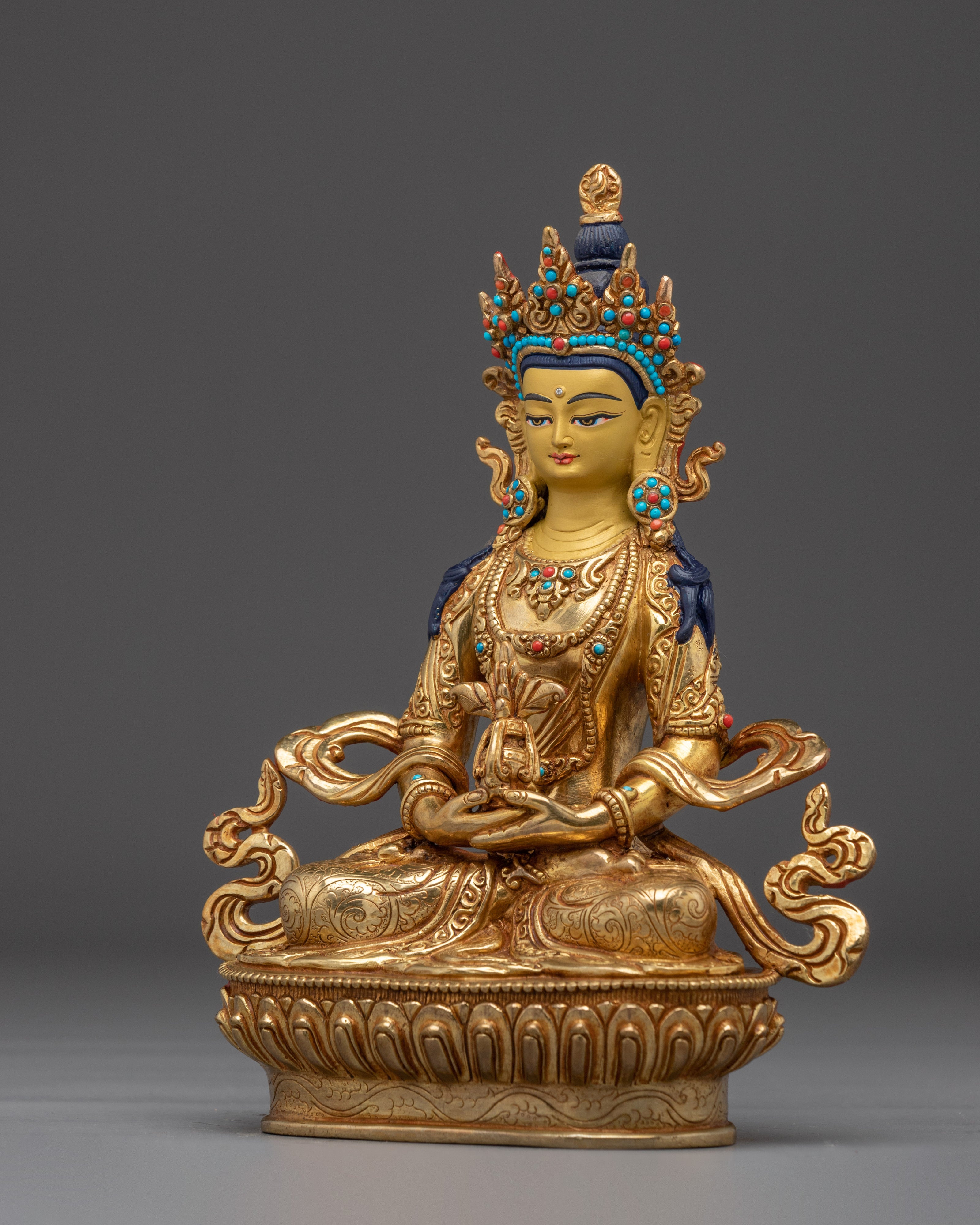 Handmade Amitayus Sculpture | Buddha of Long-life