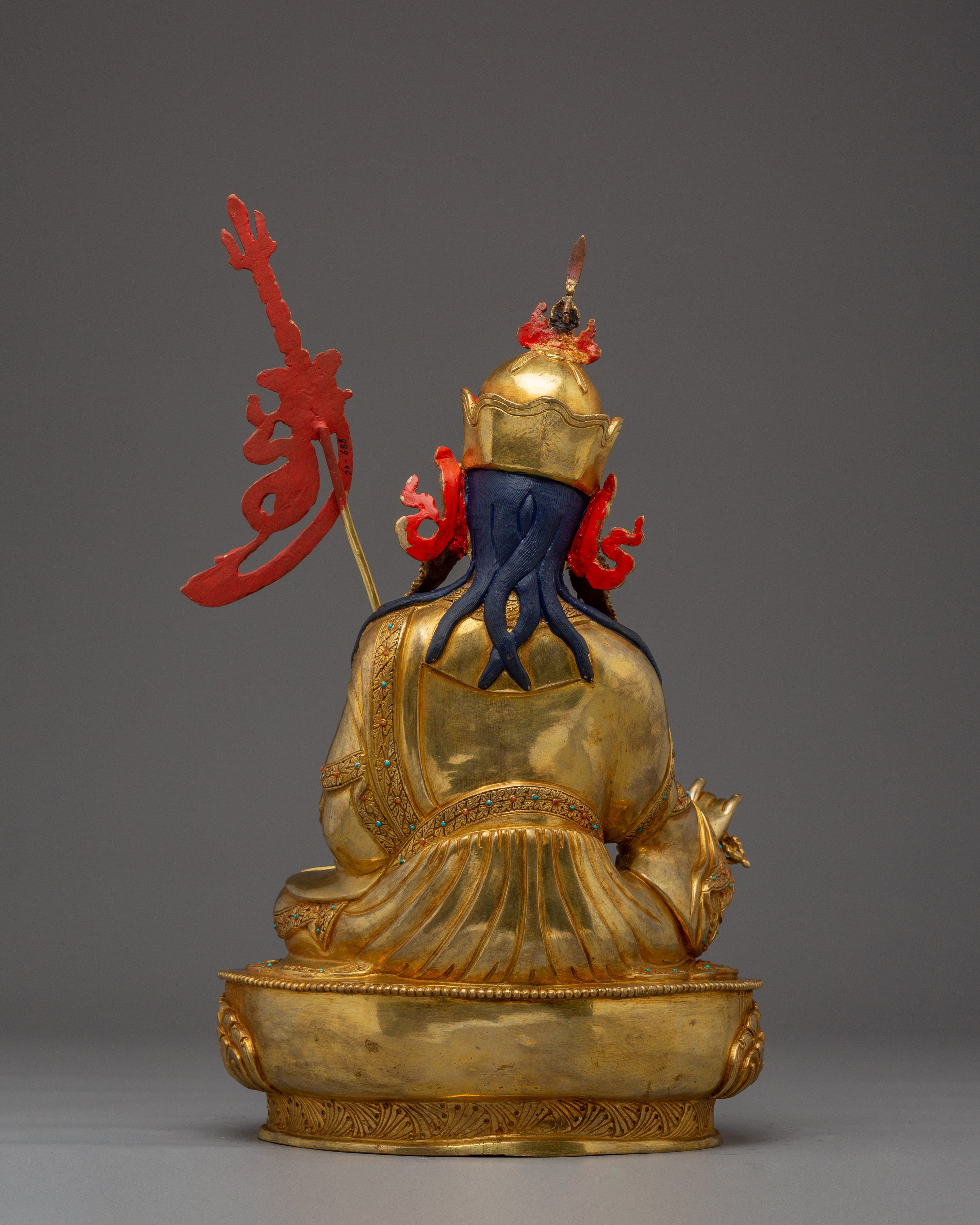 Tantric Buddhism Icon Guru Rinpoche Art | Handmade Nepal Art