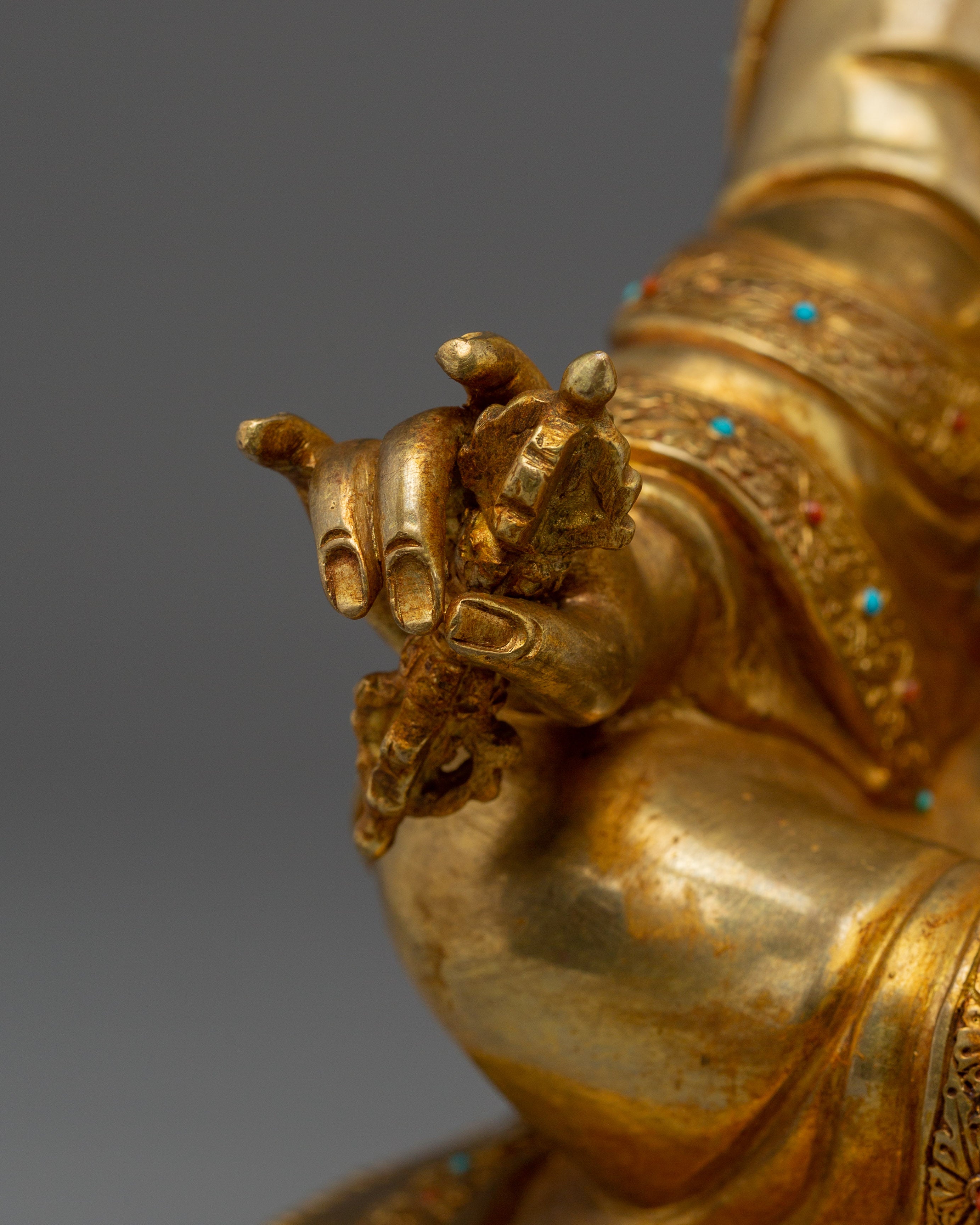Tantric Buddhism Icon Guru Rinpoche Art | Handmade Nepal Art