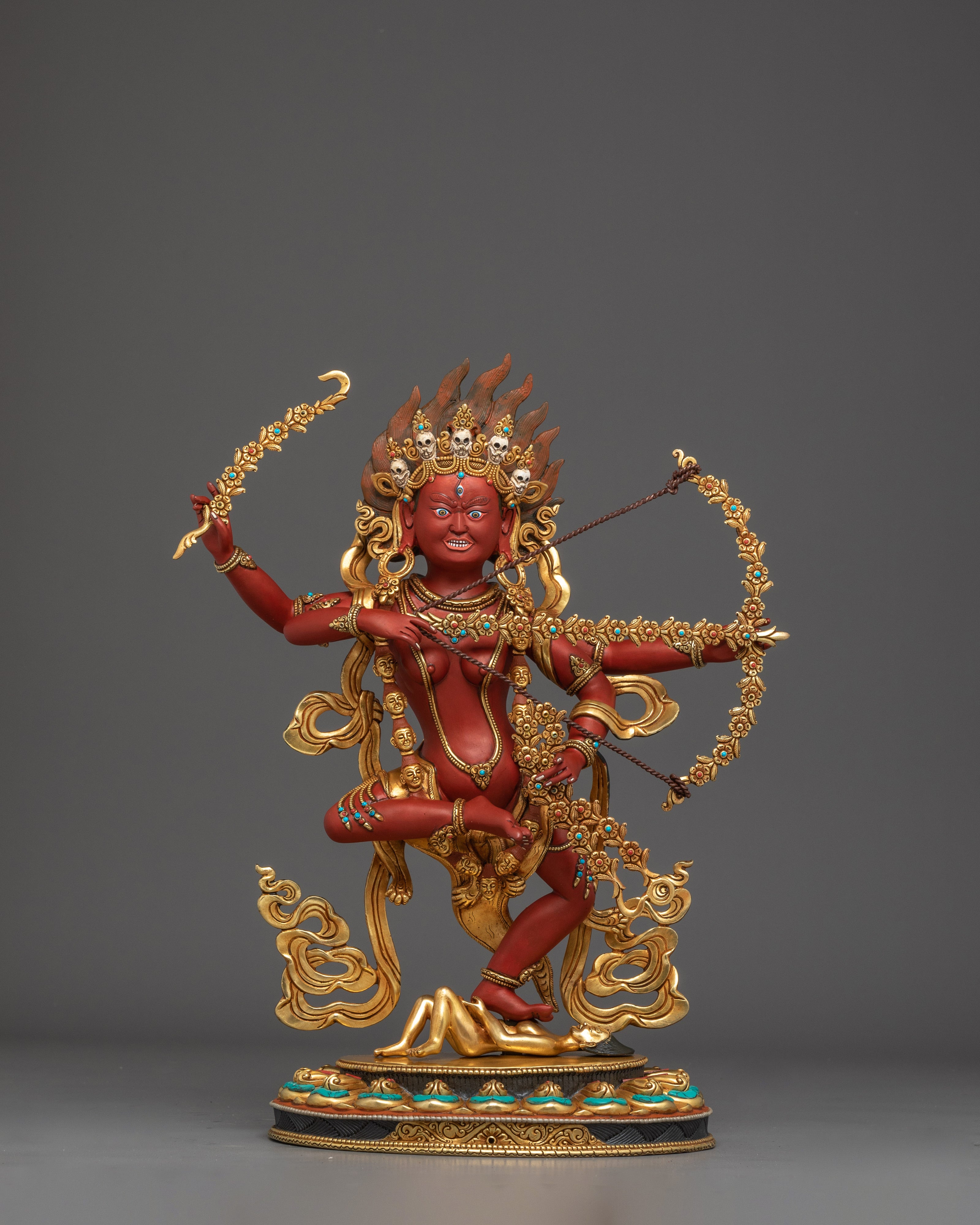 Kurukulla, Wrathful Compassion Deity | Buddhist Art from Nepal