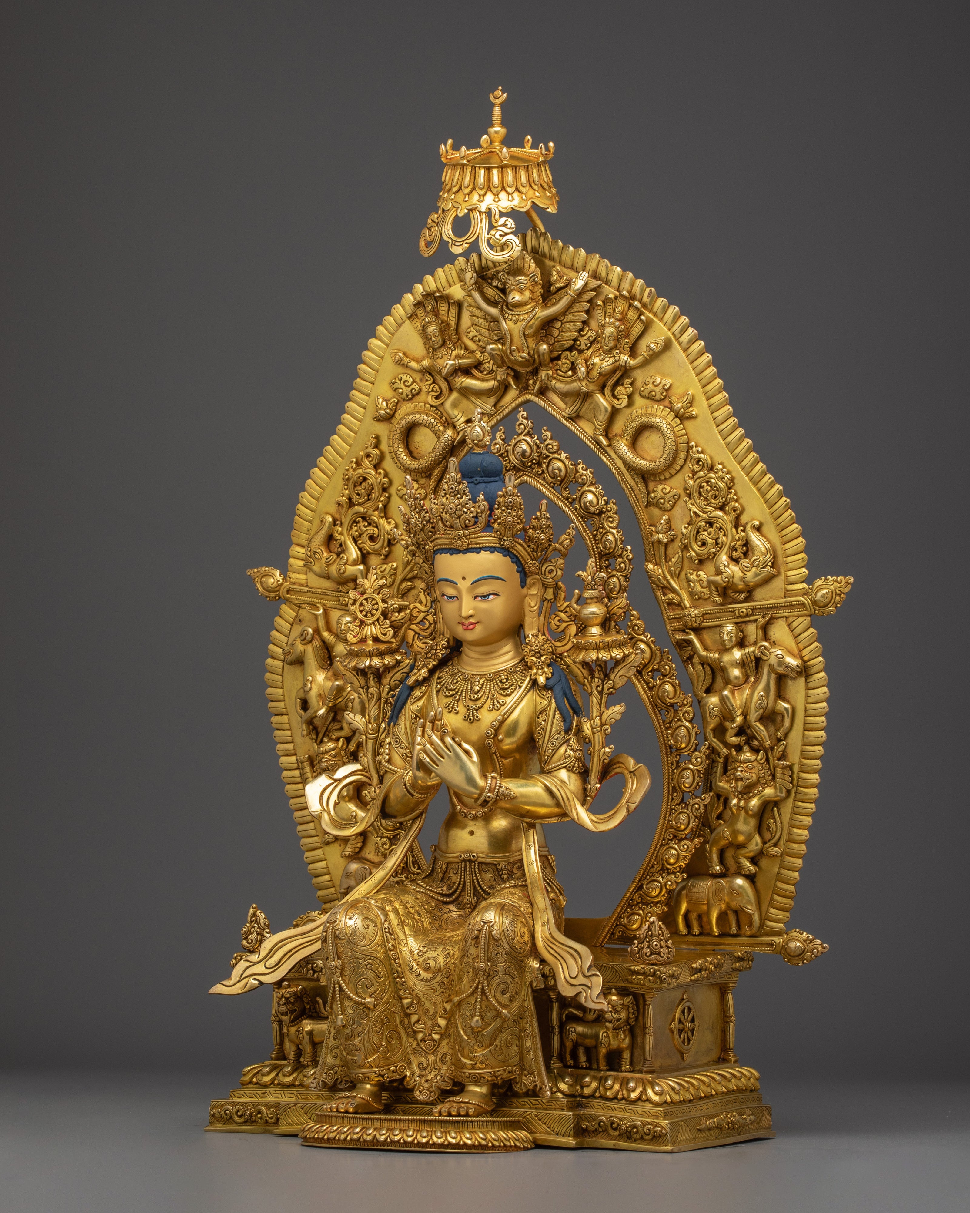 Majestic Statue of Future Buddha Maitreya | Protector of the Dharma