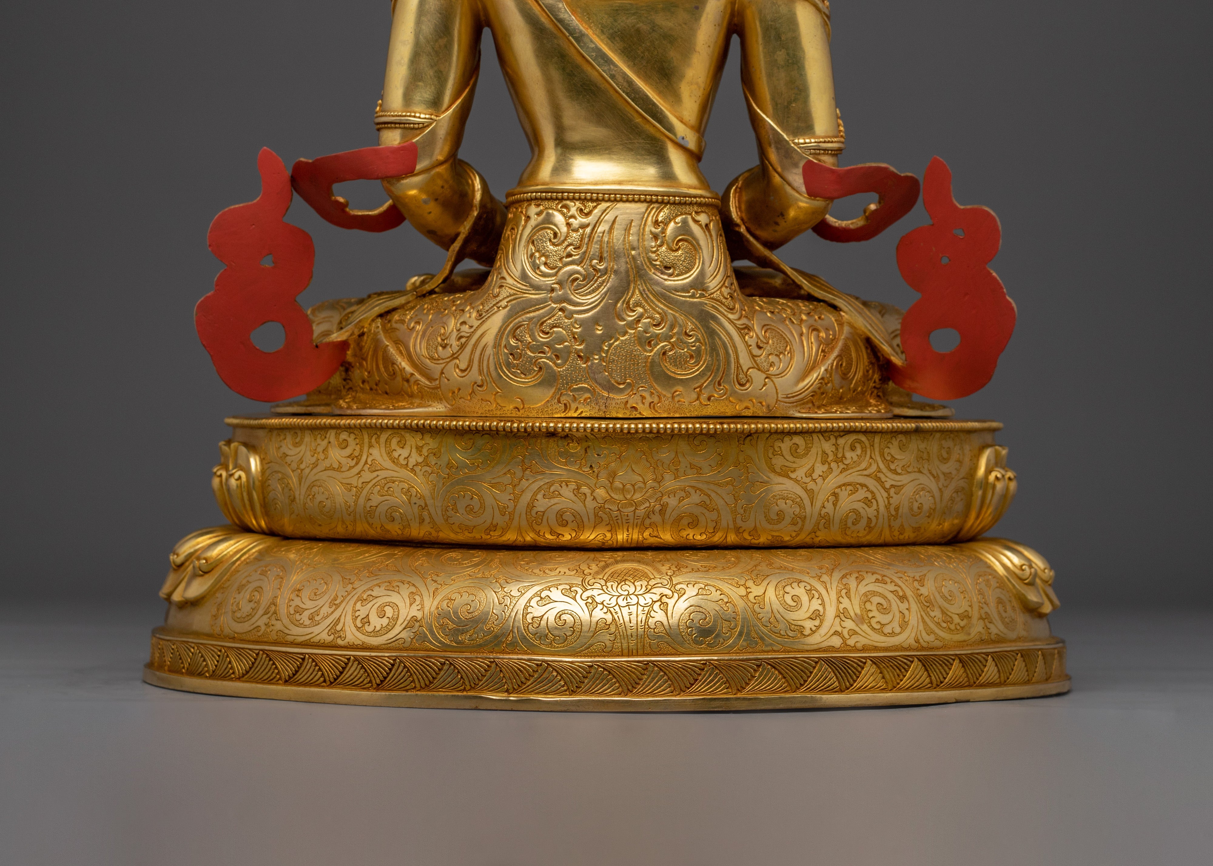 Golden Handmade Statue of Amitayus | Buddha of Long-life