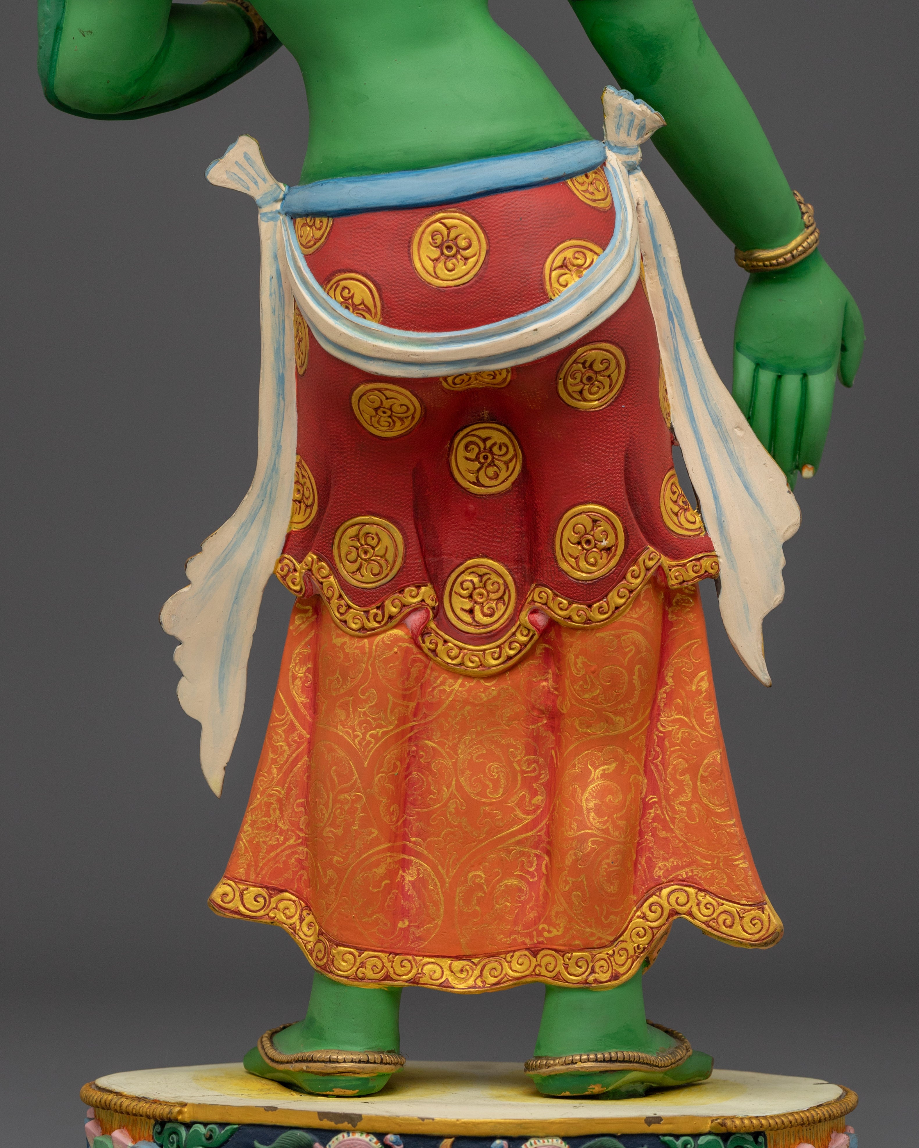 Standing Green Tara Statue | Feminine Peaceful Deity