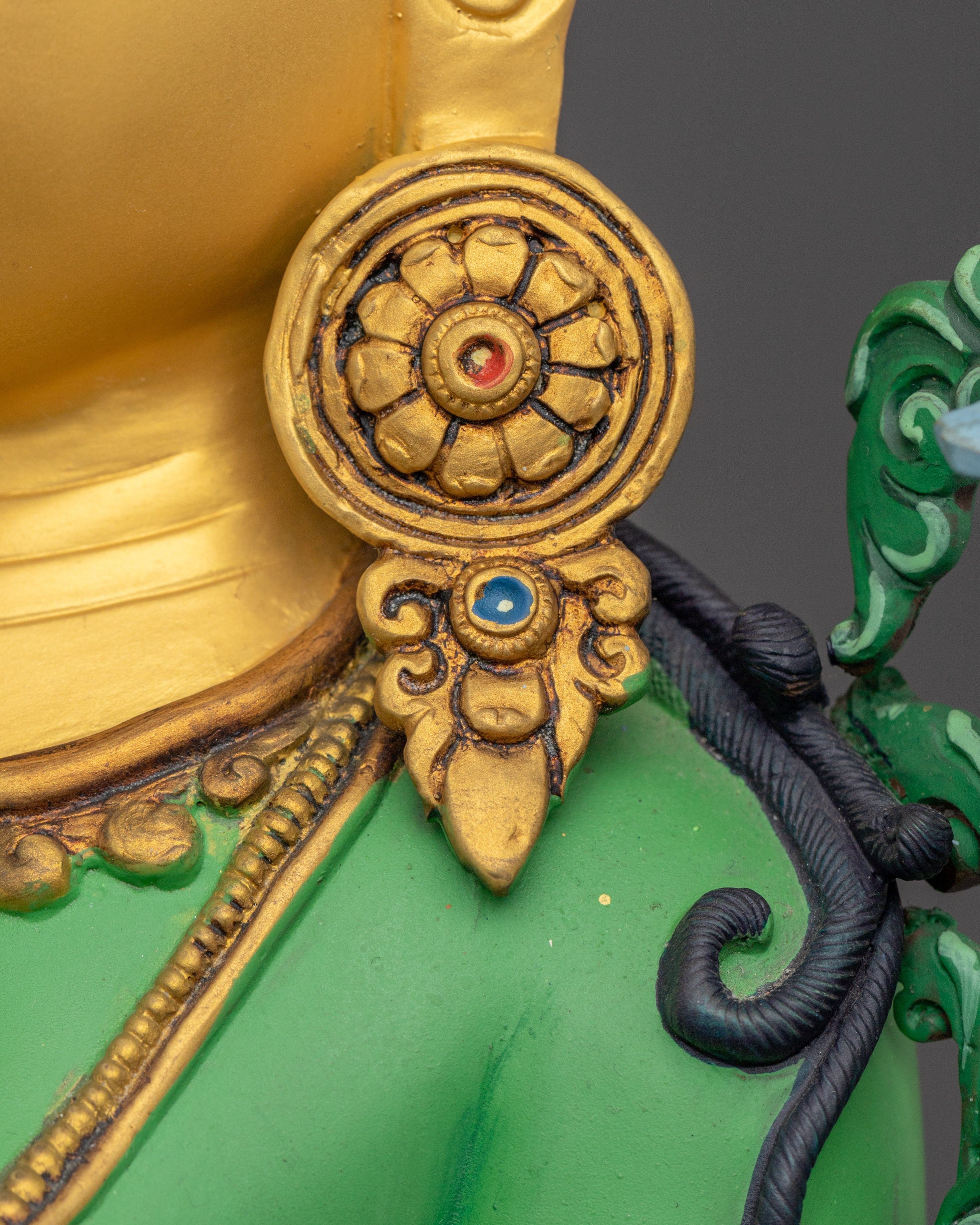 Standing Green Tara Statue | Feminine Peaceful Deity