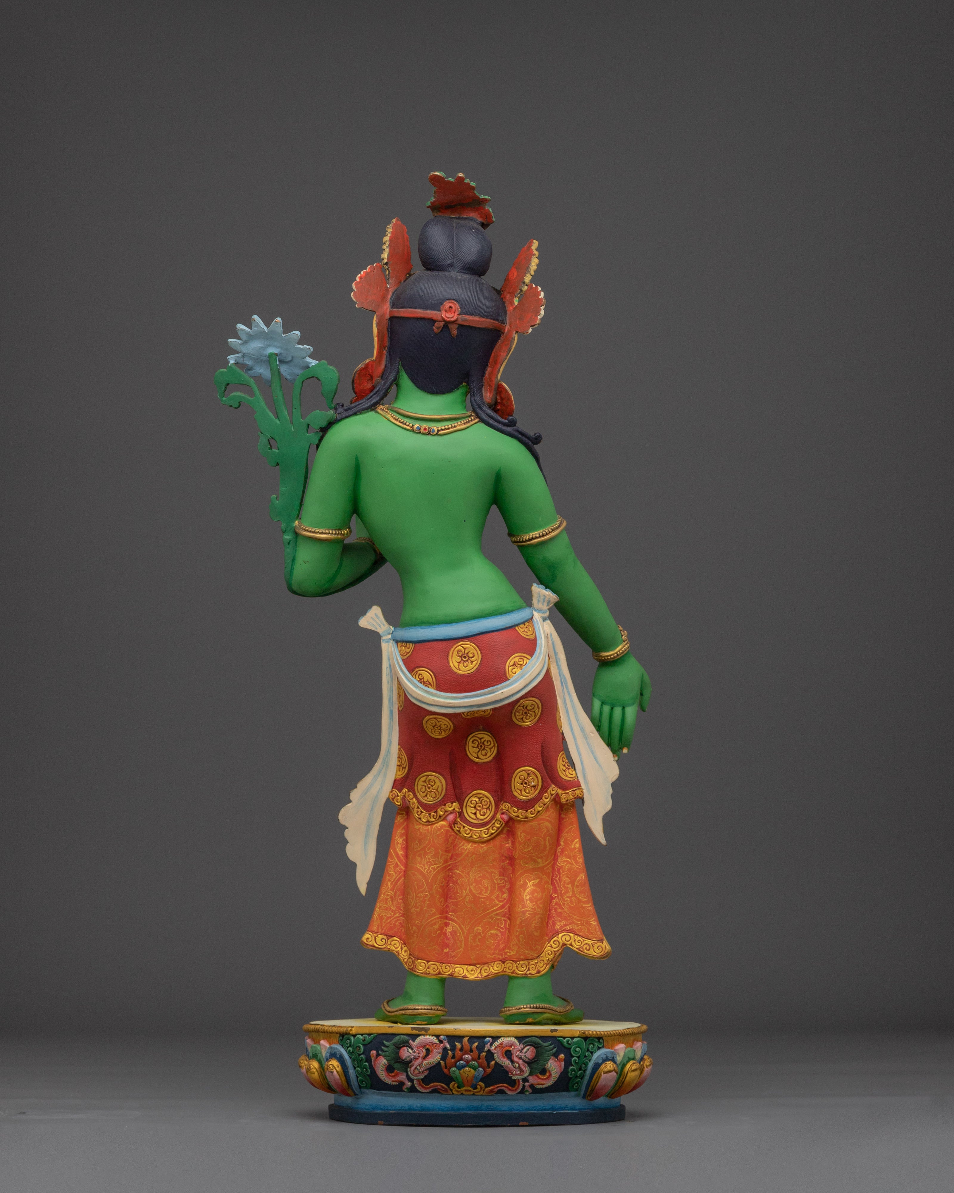 Standing Green Tara Statue | Feminine Peaceful Deity