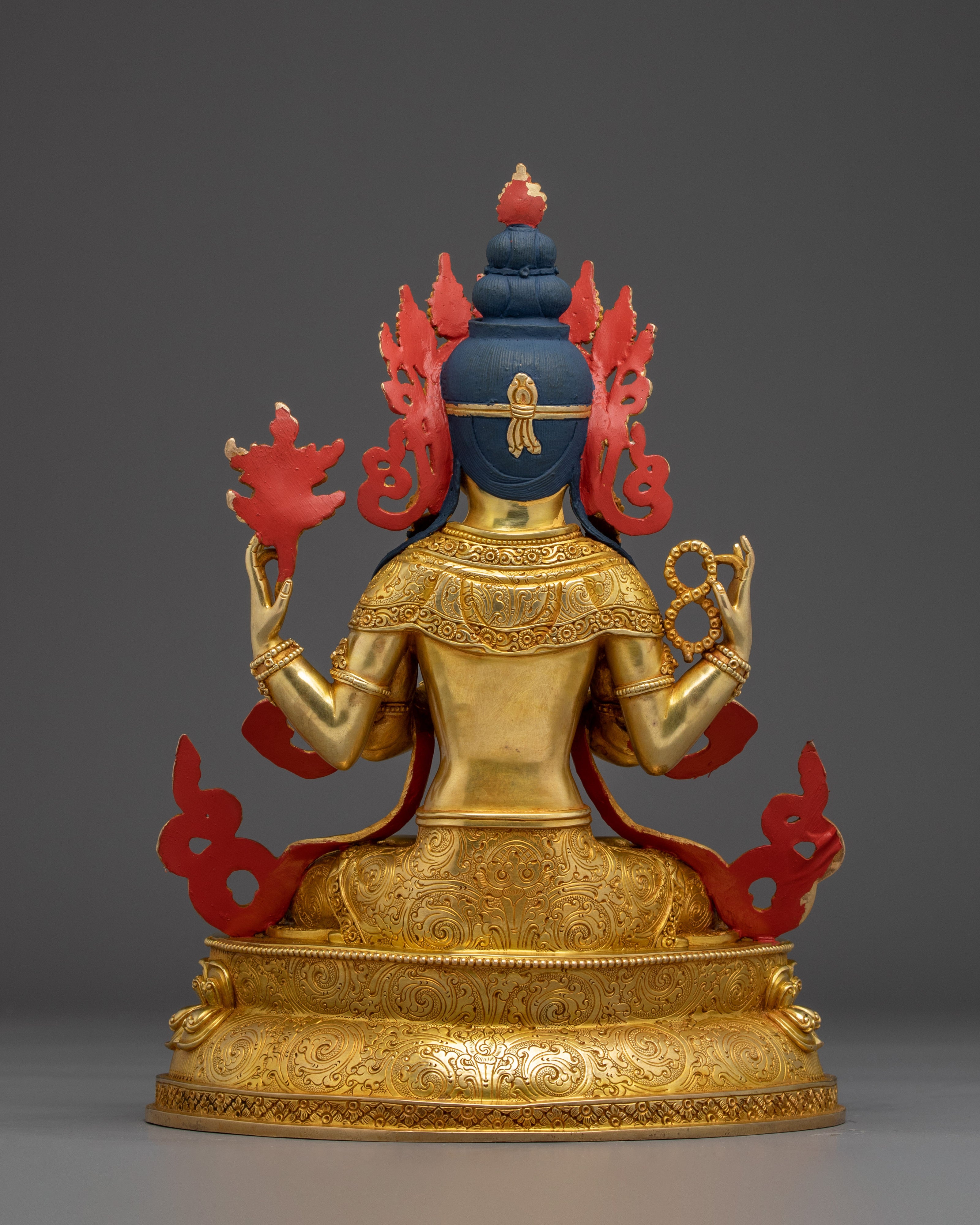 Bodhisattva of Compassion Chenrezig Figurine | The one who looks with unwavering eye