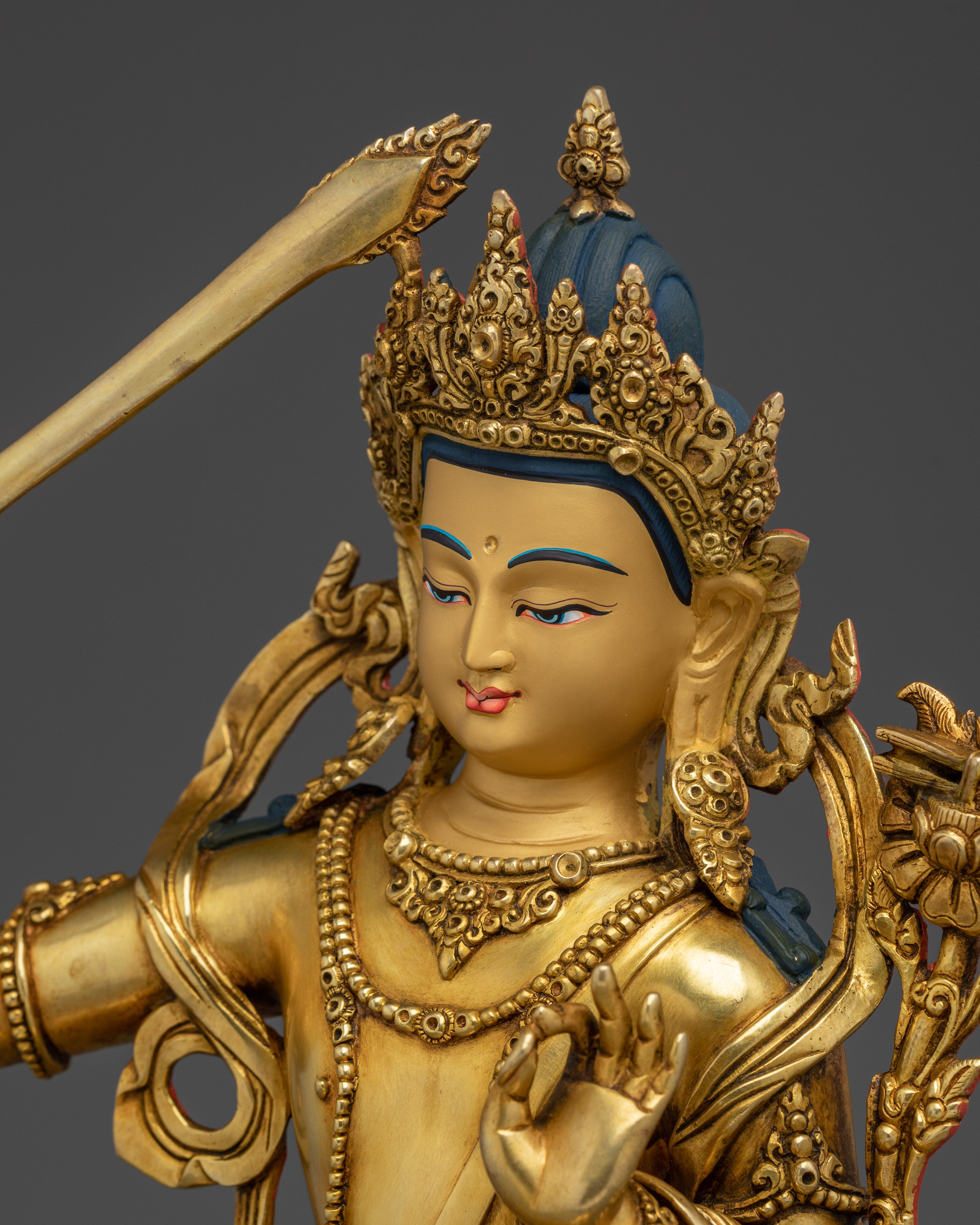 Path of Wisdom with Manjushri Figurine | Symbol of Transcendent Insight