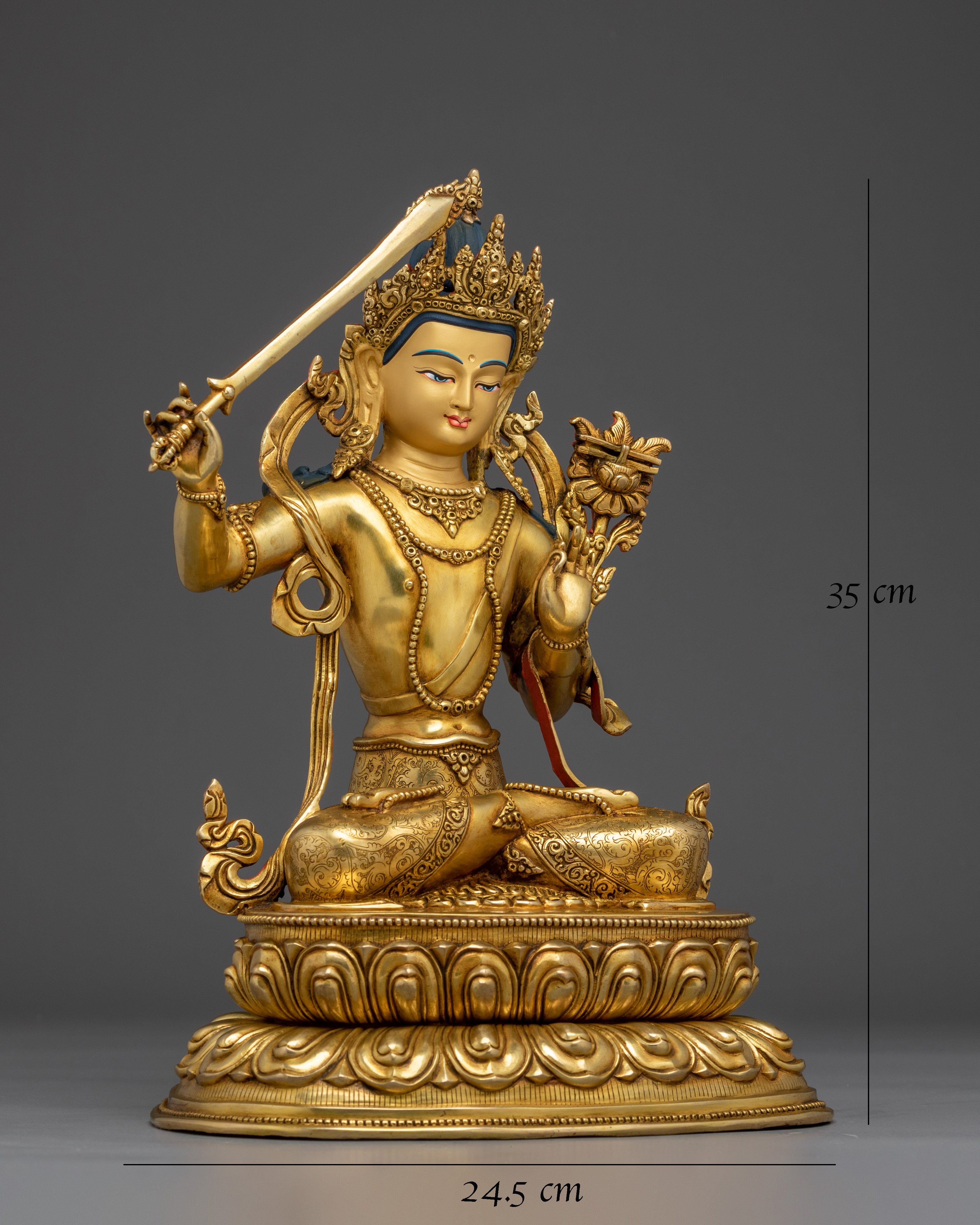 Path of Wisdom with Manjushri Figurine