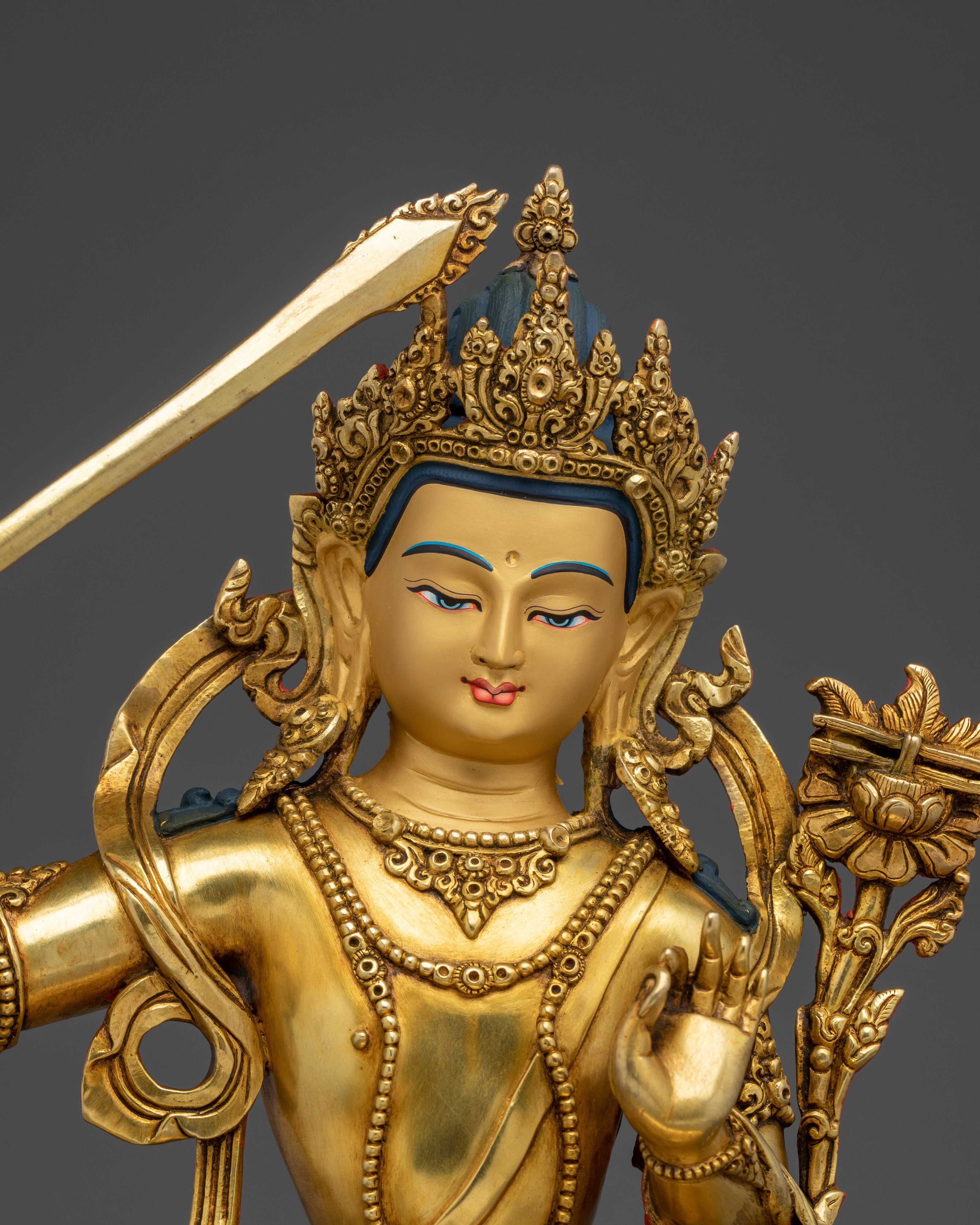 Path of Wisdom with Manjushri Figurine | Symbol of Transcendent Insight