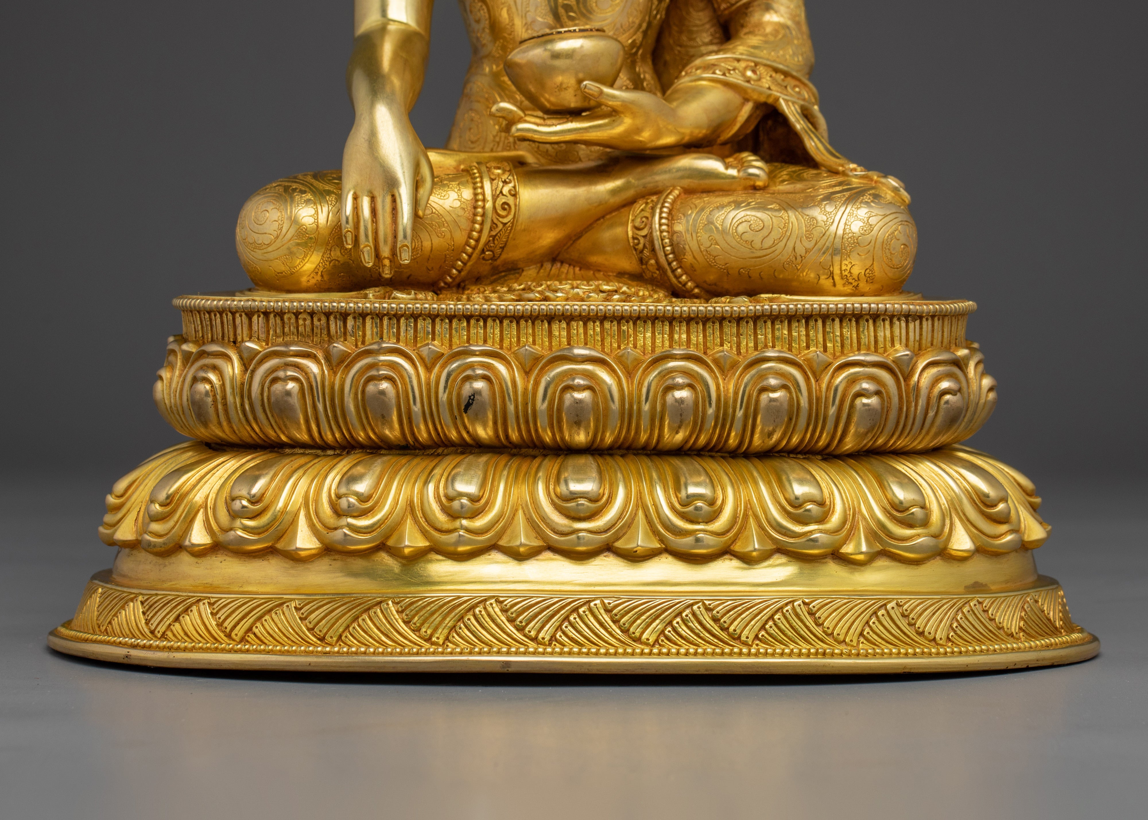 Tibetan Shakyamuni Buddha Spiritual Art | Himalayan Handmade Statue