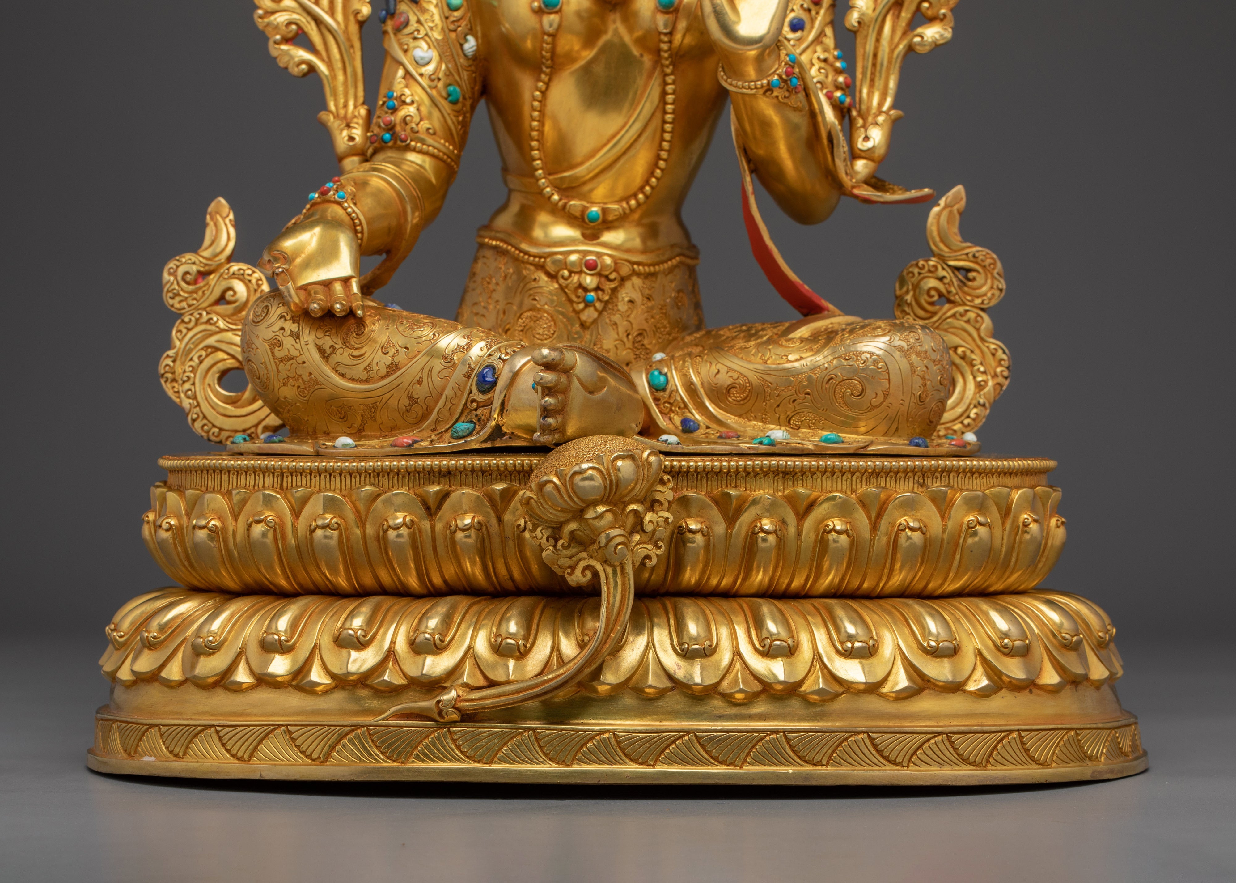 Green Tara, Swift Liberator of Compassion | Tibetan Buddhist Sculpture