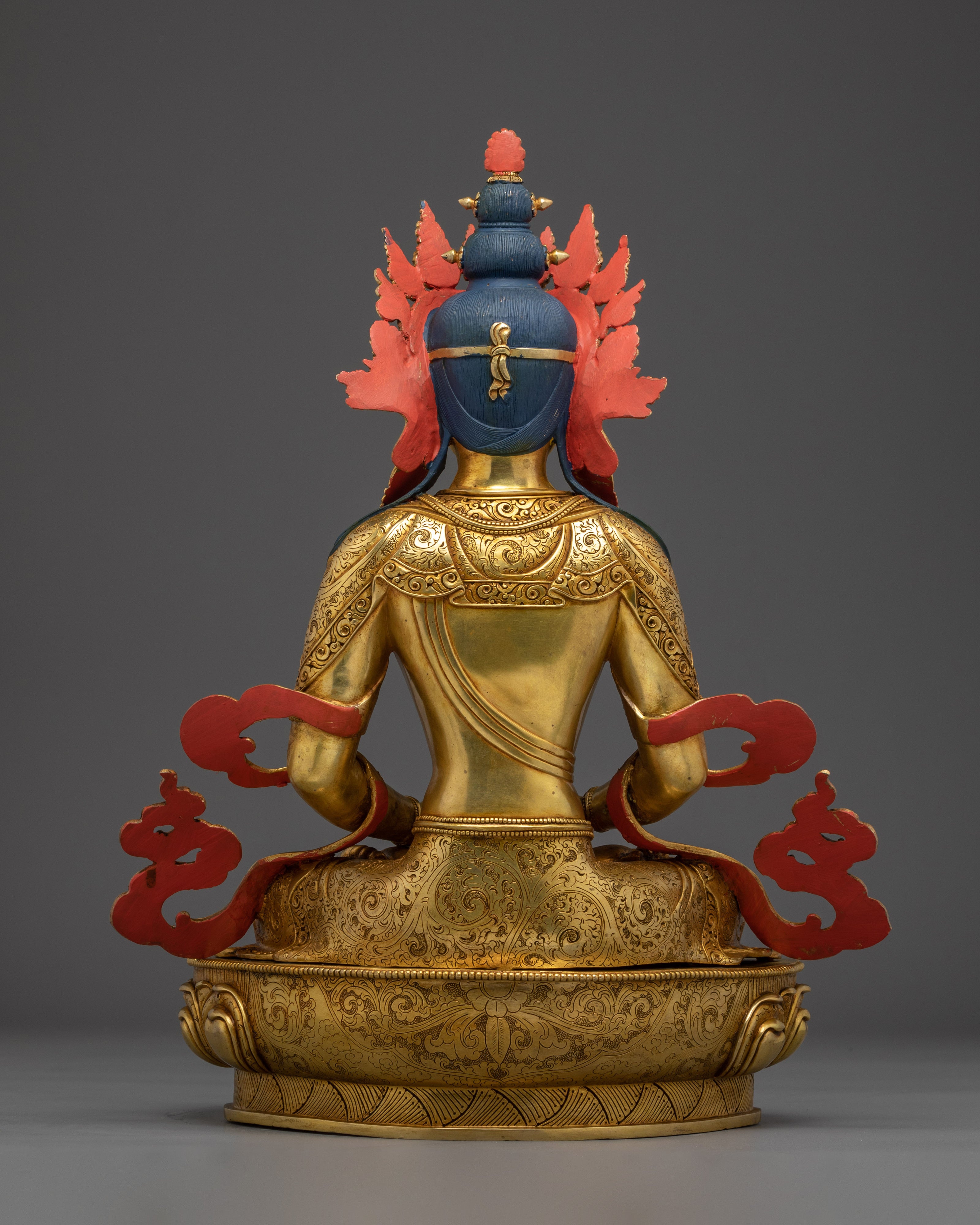 Amitayus, Buddha of Life | Handcrafted Tibetan Sculpture