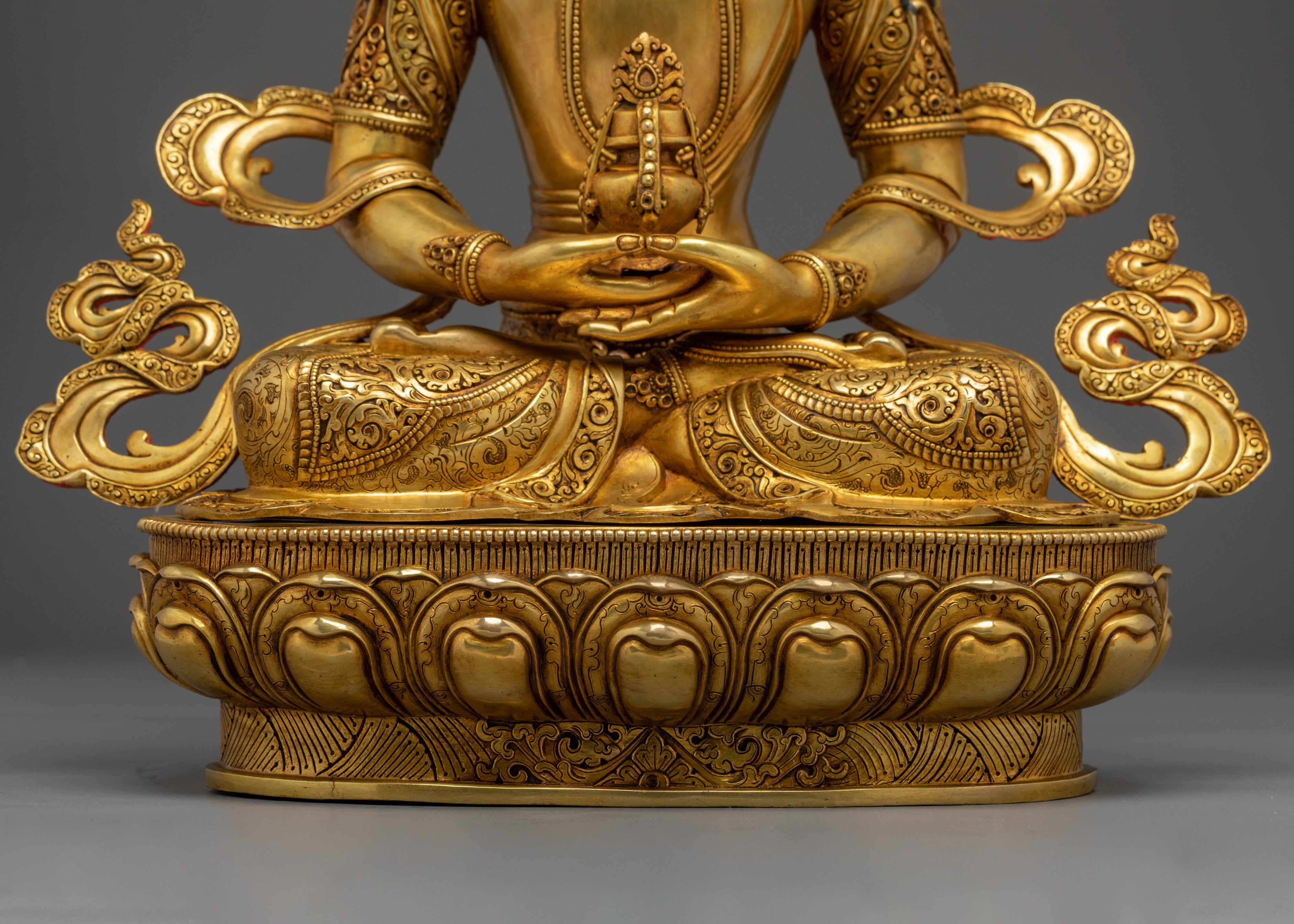 Amitayus, Buddha of Life | Handcrafted Tibetan Sculpture