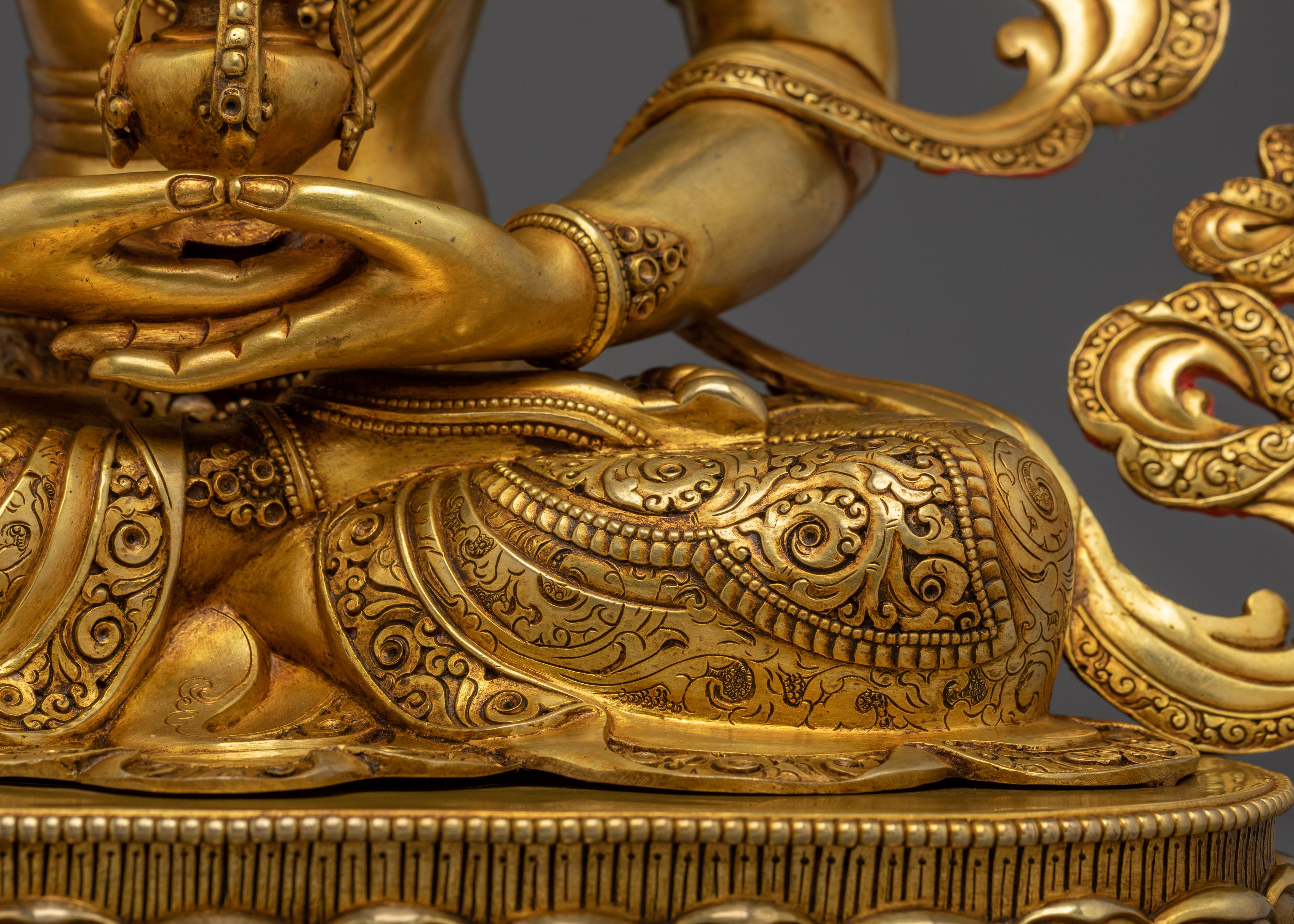 Amitayus, Buddha of Life | Handcrafted Tibetan Sculpture