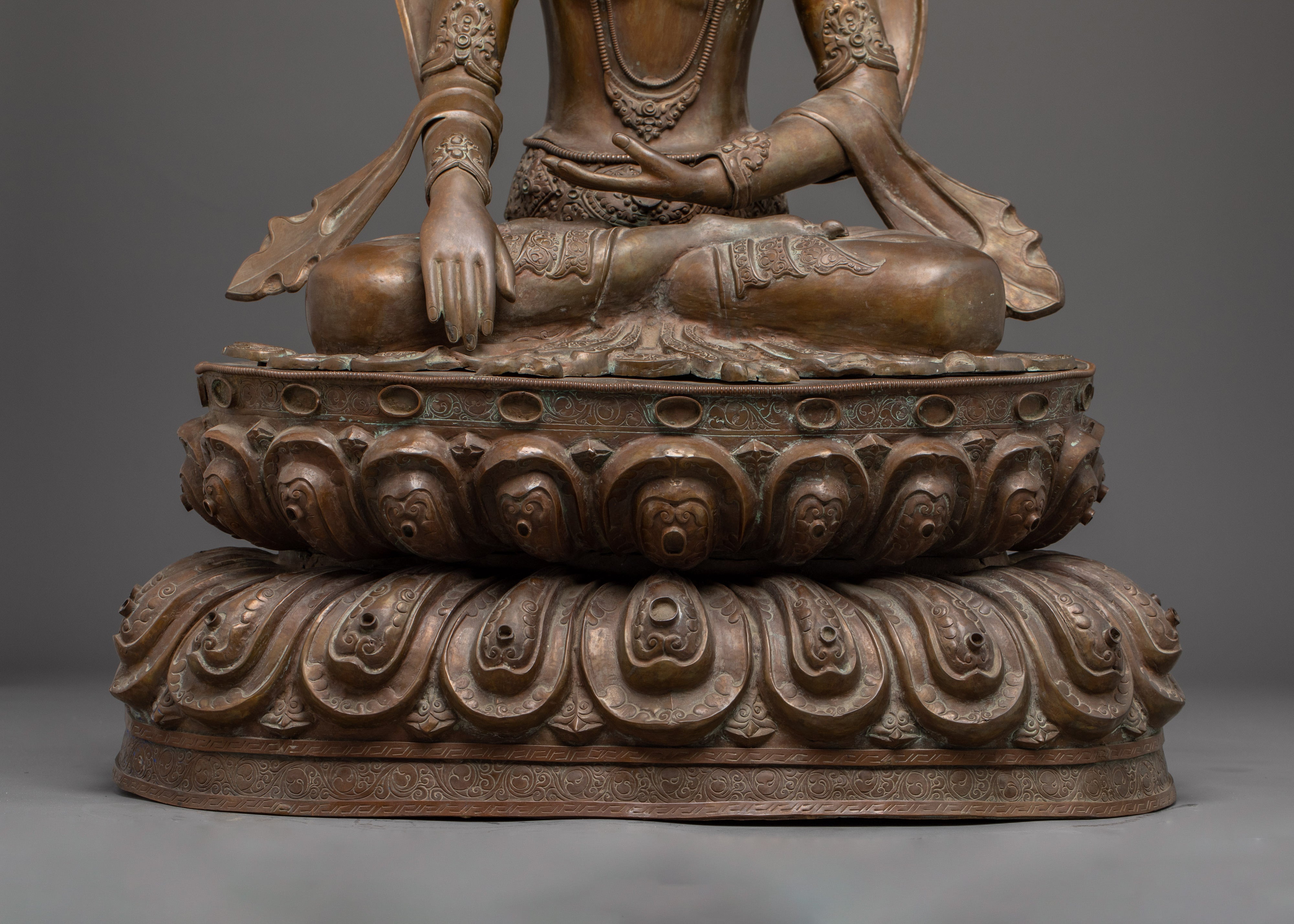 Crown Shayamuni Buddha, Meditation Art | Sacred Sculpture of the Enlightened One