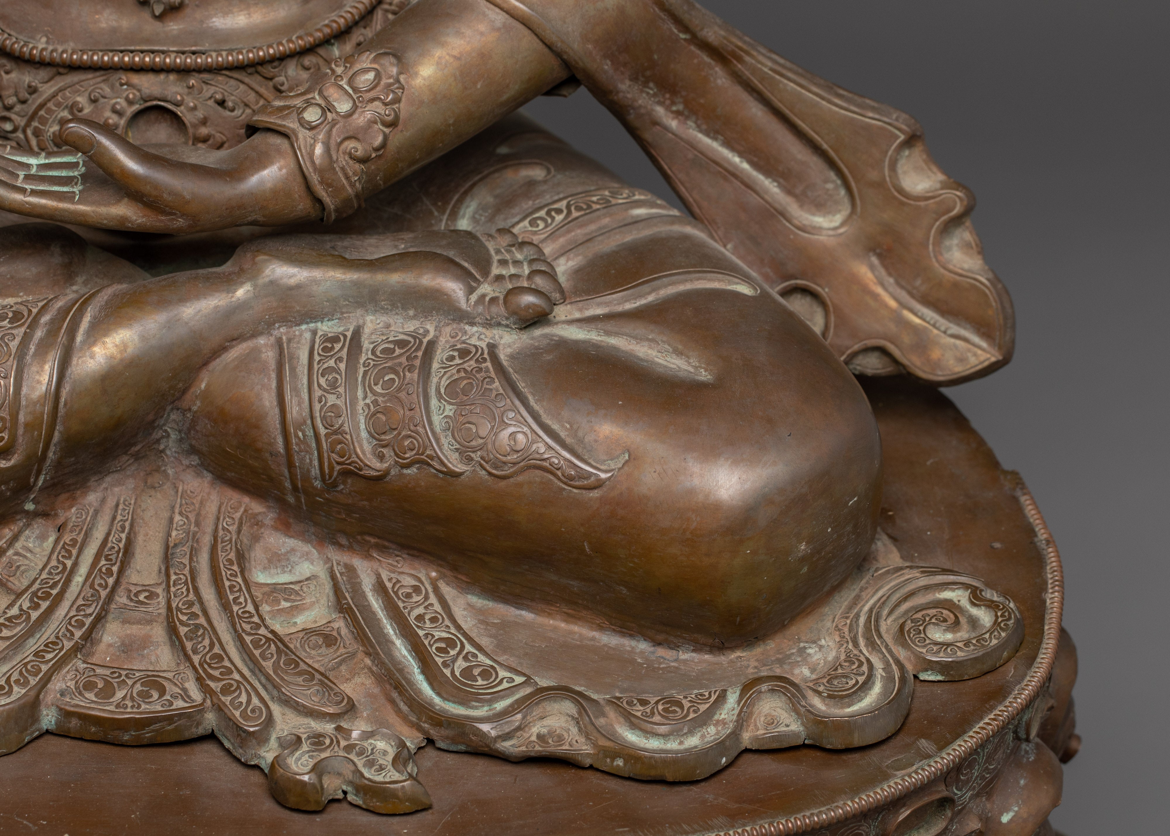 Crown Shayamuni Buddha, Meditation Art | Sacred Sculpture of the Enlightened One