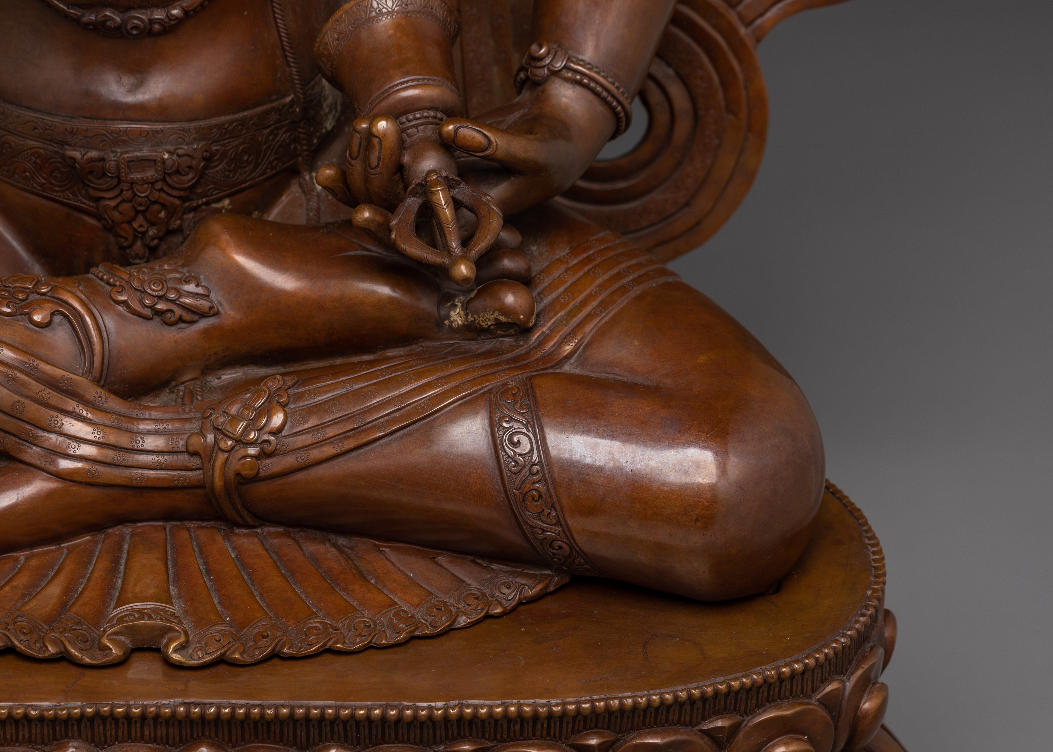 Vajrasattva, Tibetan Figure | Traditional Nepali Craft for Spiritual Healing