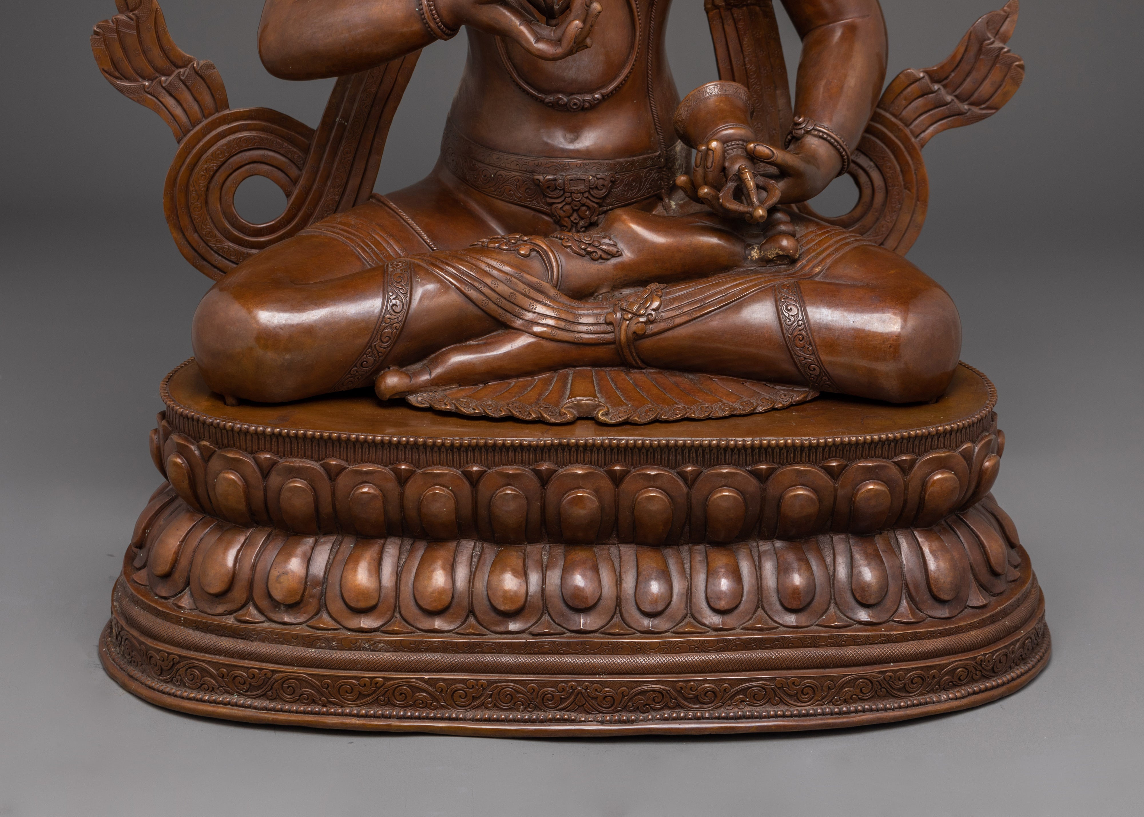 Vajrasattva, Tibetan Figure | Traditional Nepali Craft for Spiritual Healing
