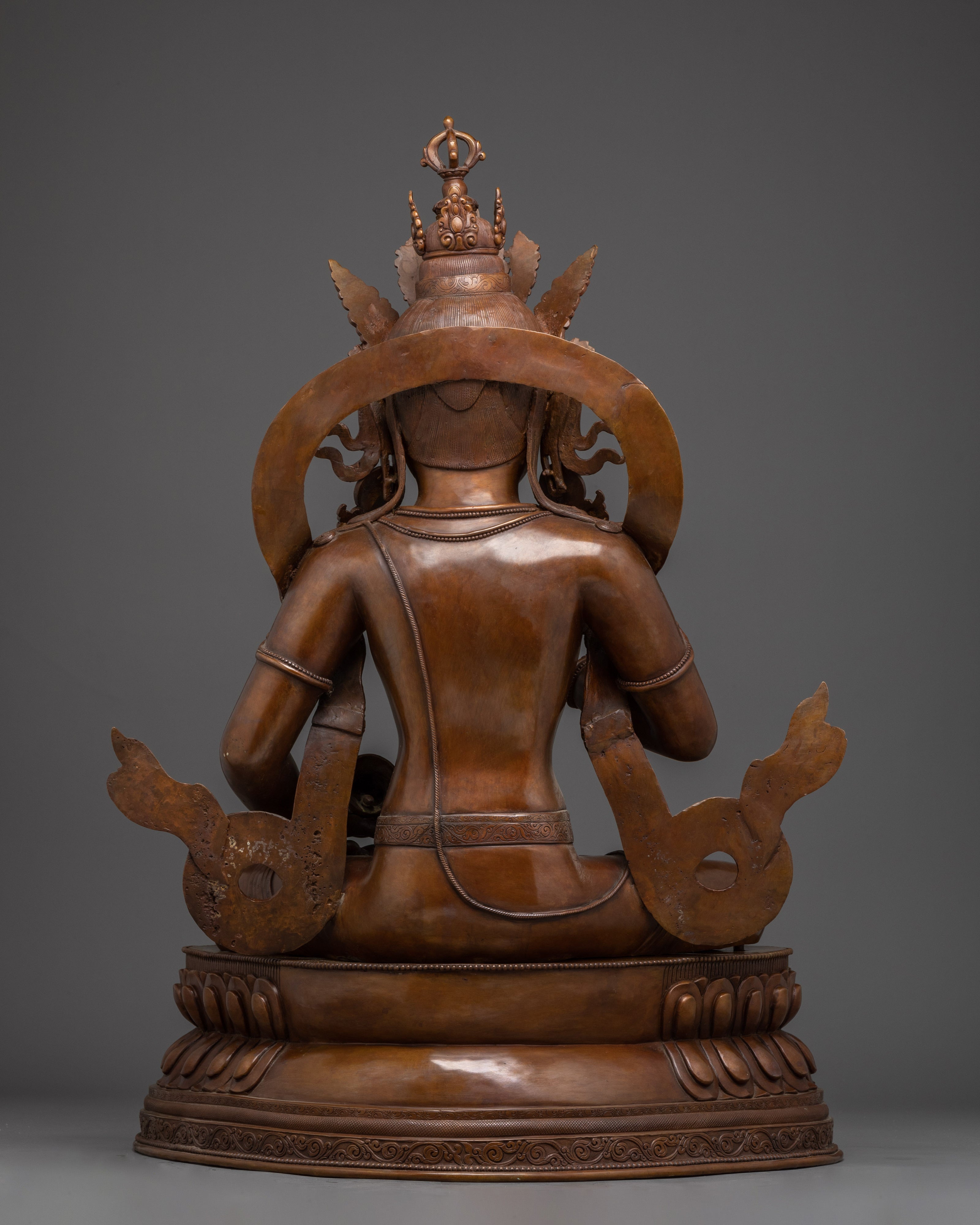 Vajrasattva, Tibetan Figure | Traditional Nepali Craft for Spiritual Healing