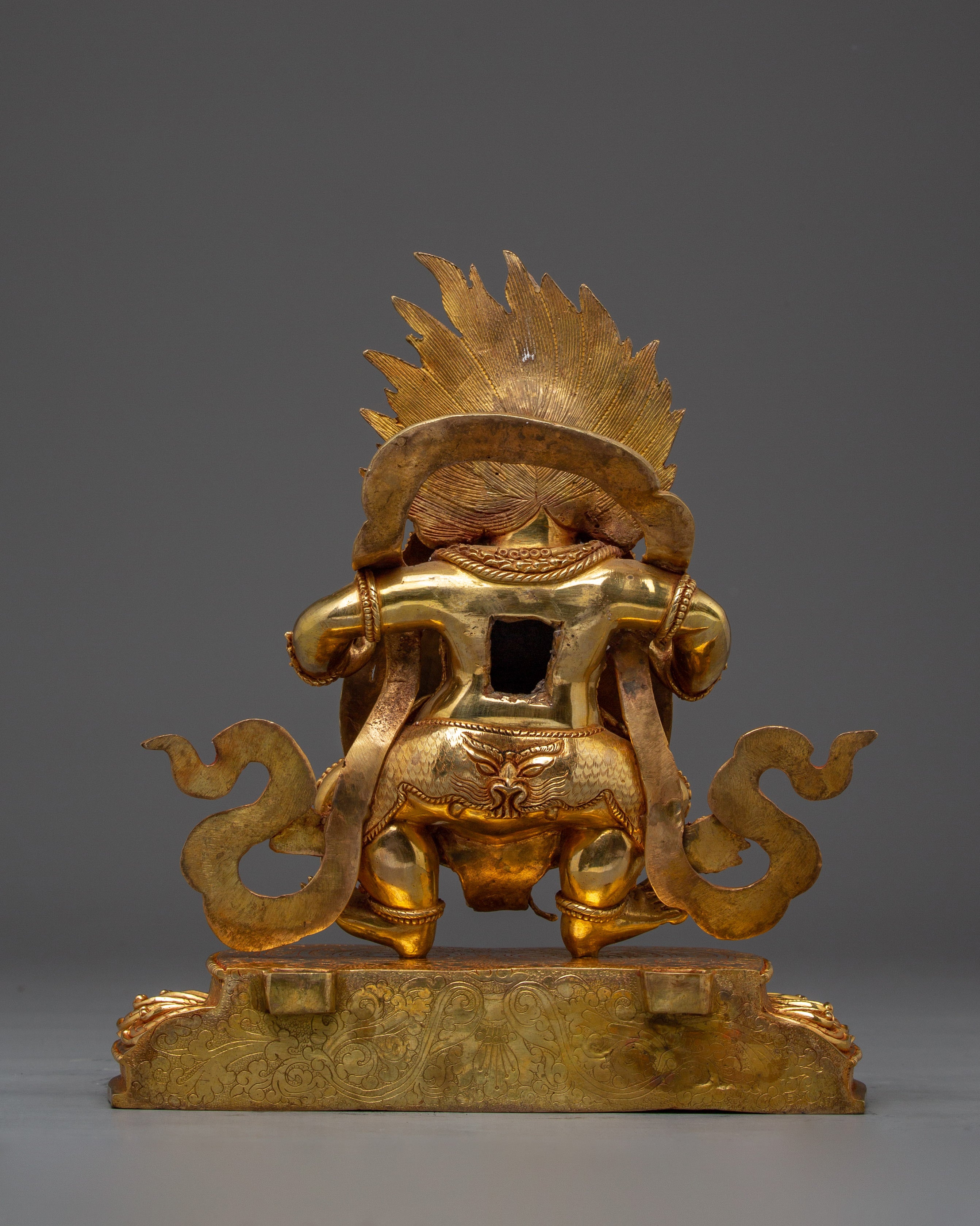Wheel of Life Buddhist Statue | Tibetan Art for Altar, Shrine & Spiritual Decor