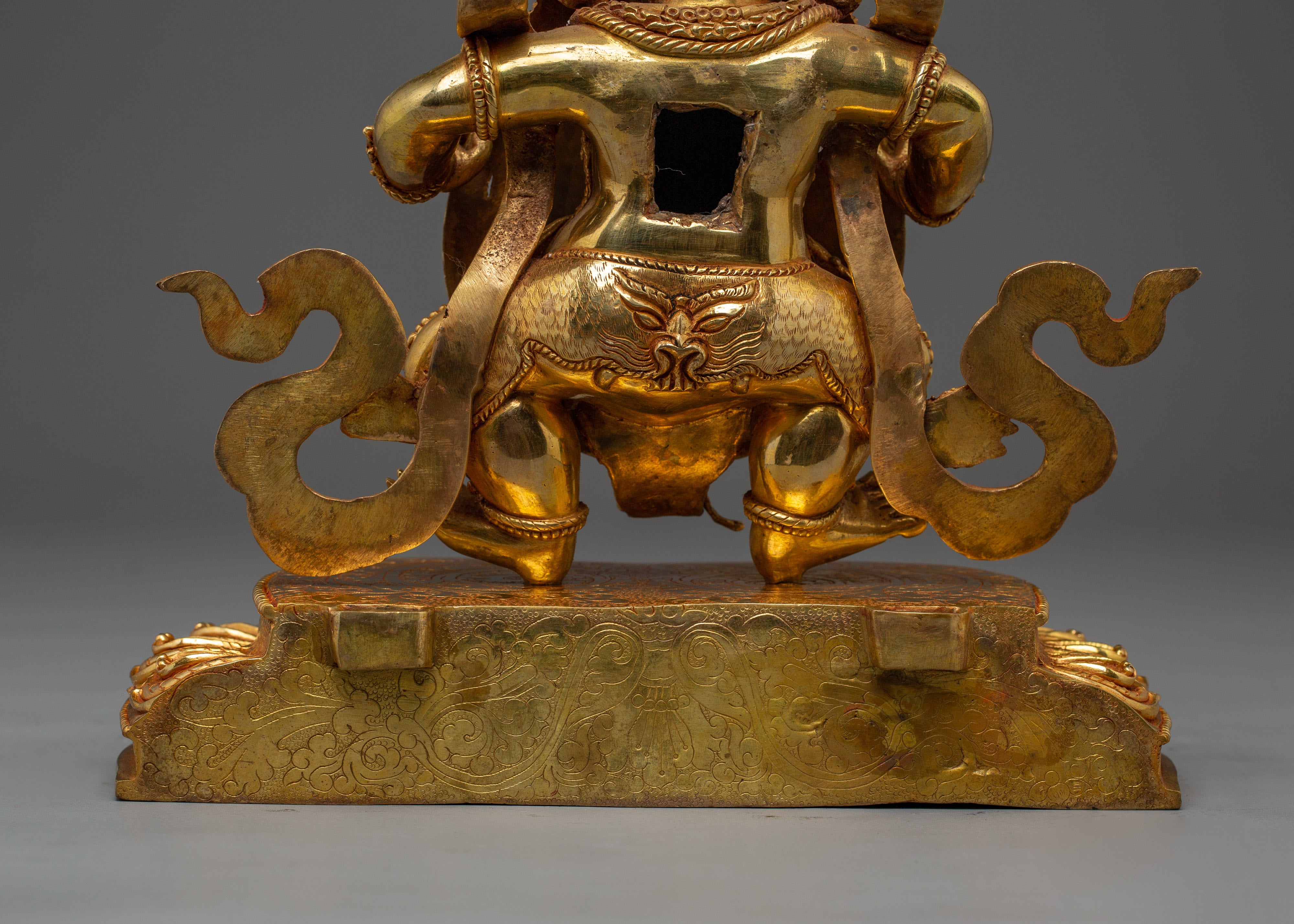 Wheel of Life Buddhist Statue | Tibetan Art for Altar, Shrine & Spiritual Decor