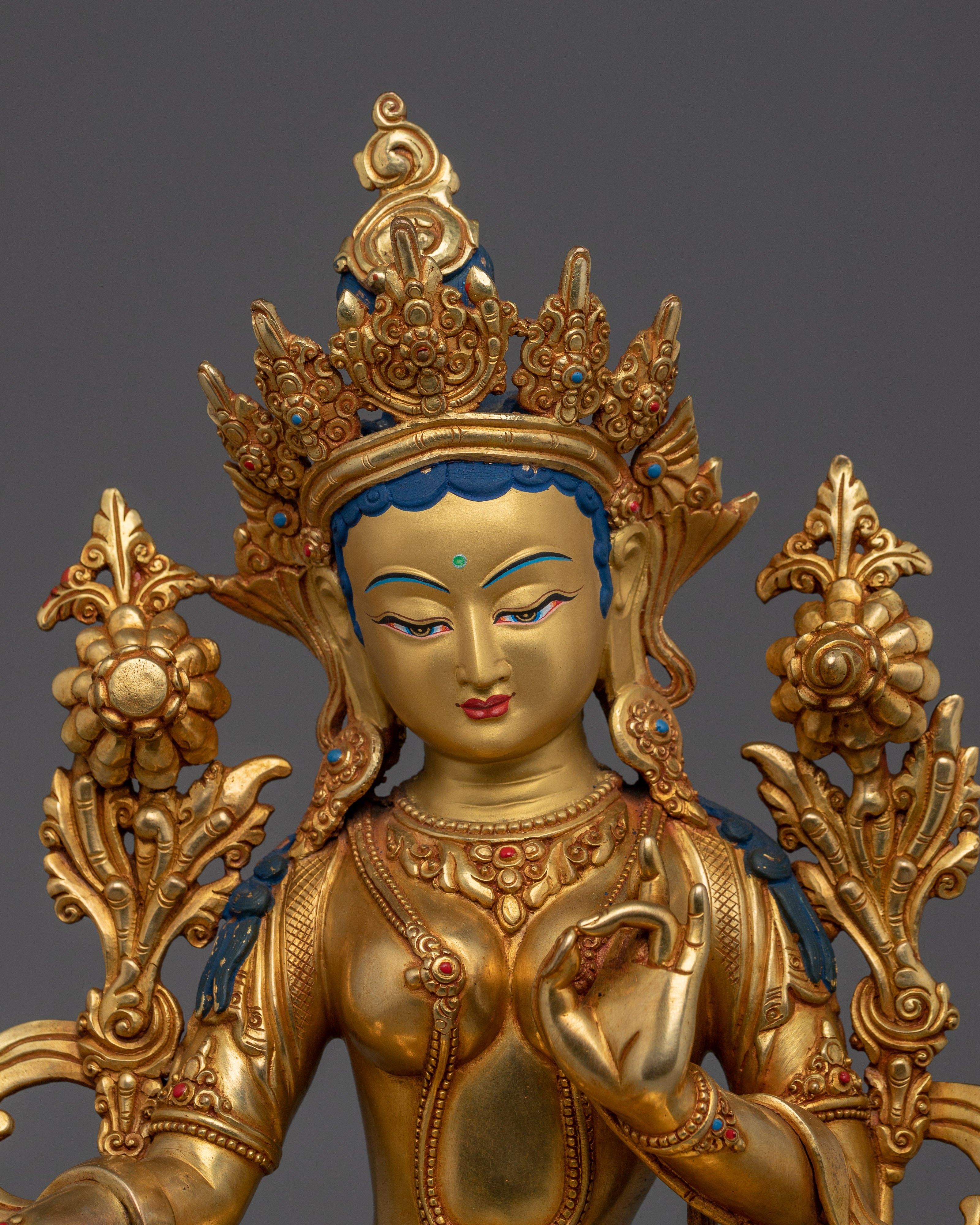 Divine Goddess Green Tara Art | Peaceful Tara