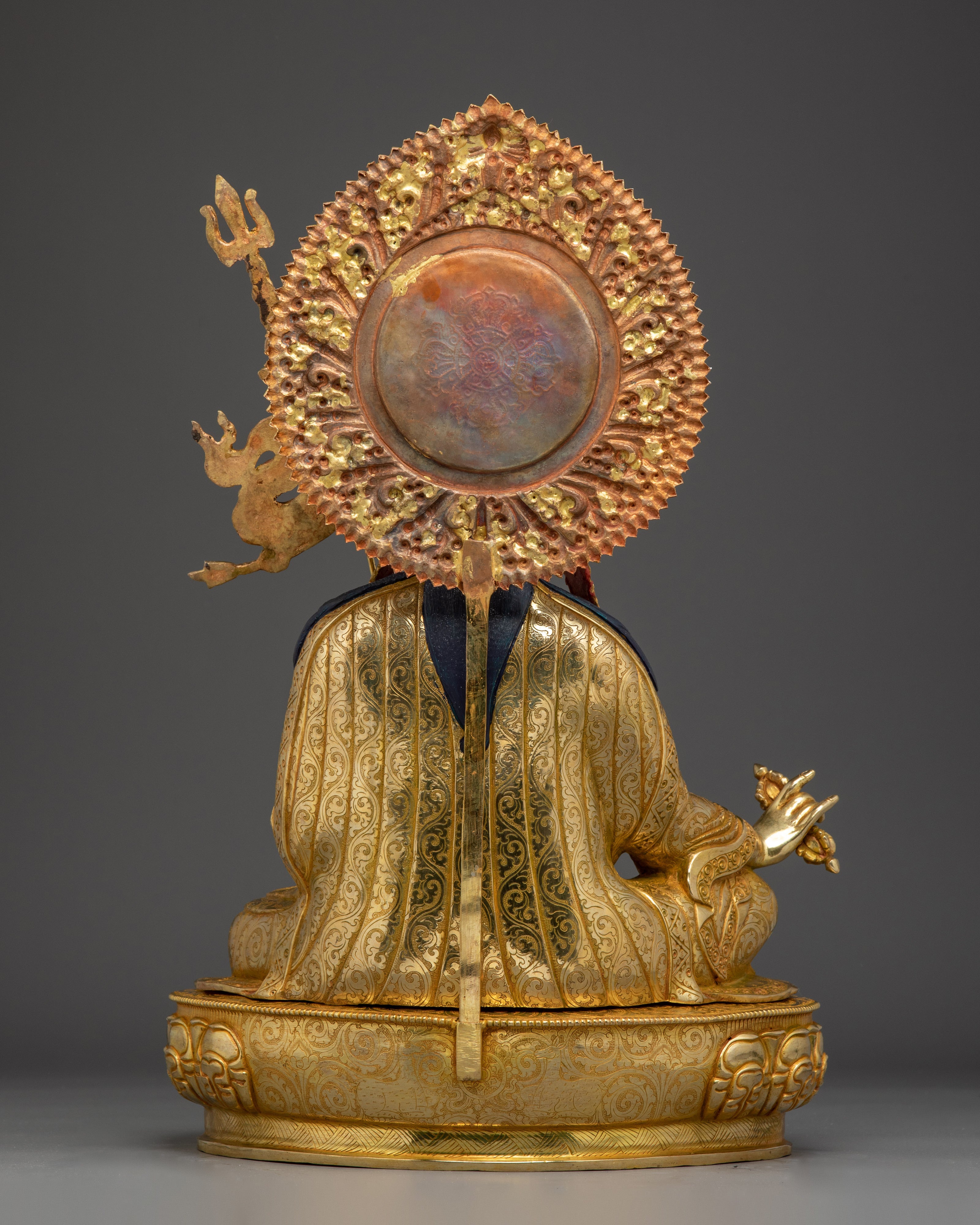 Enlightened Guru Rinpoche | Handcrafted Himalayan Statue for Altars