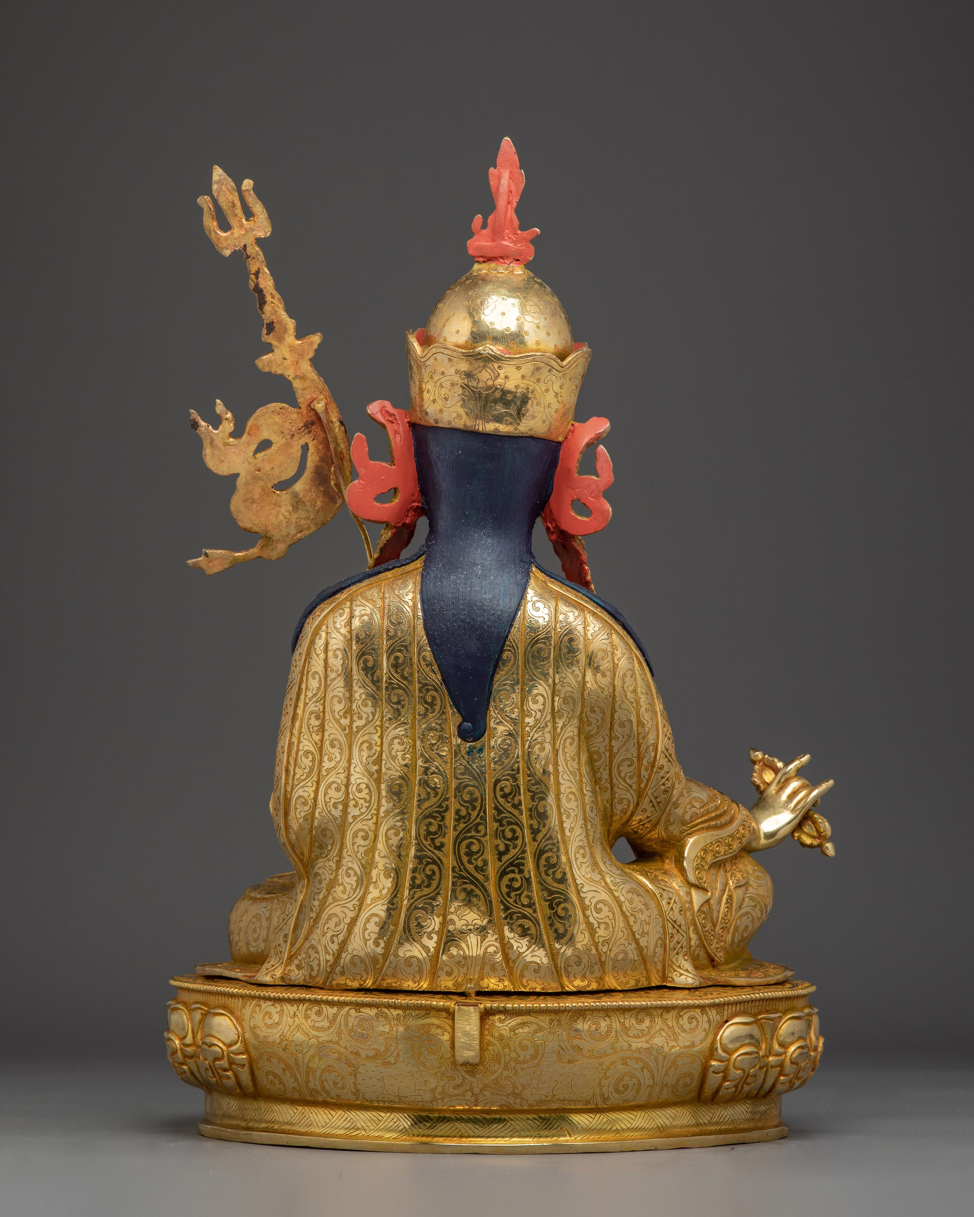 Enlightened Guru Rinpoche | Handcrafted Himalayan Statue for Altars
