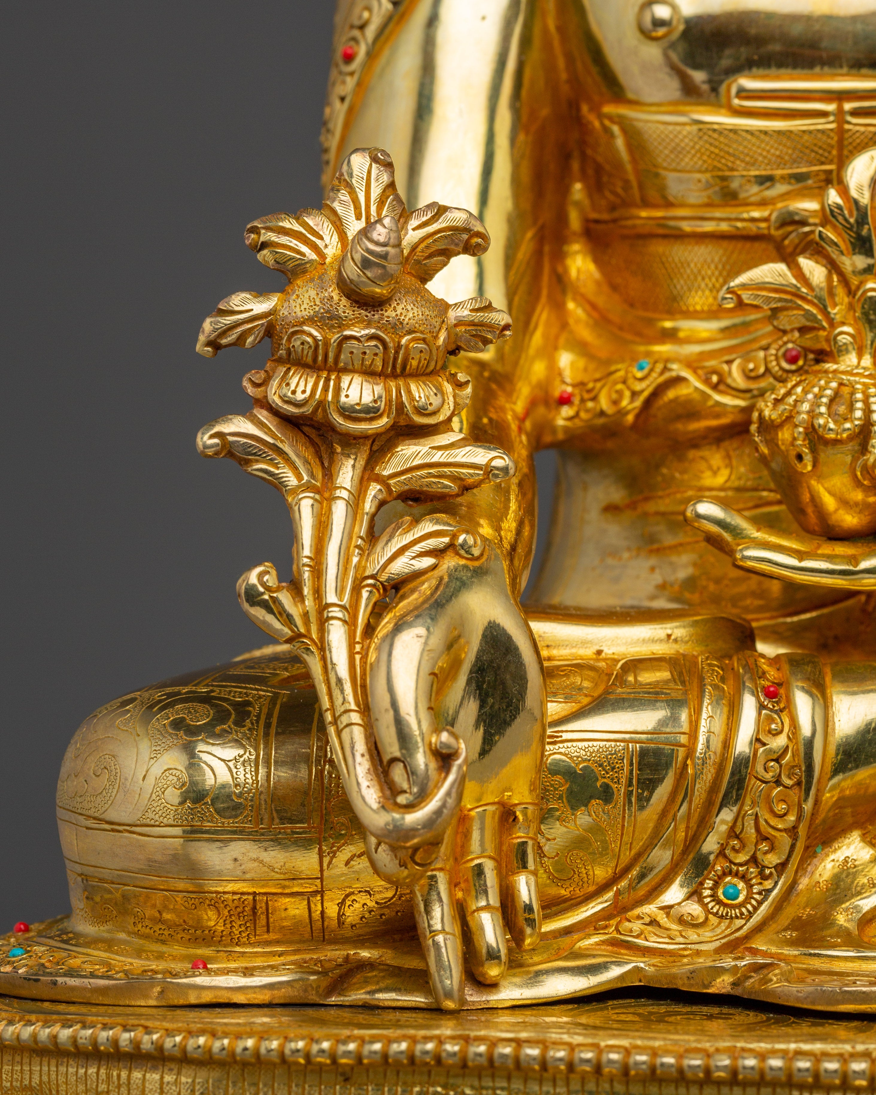 Medicine Buddha Sculpture for Healing | Spiritual Healing Sculpture for Altar