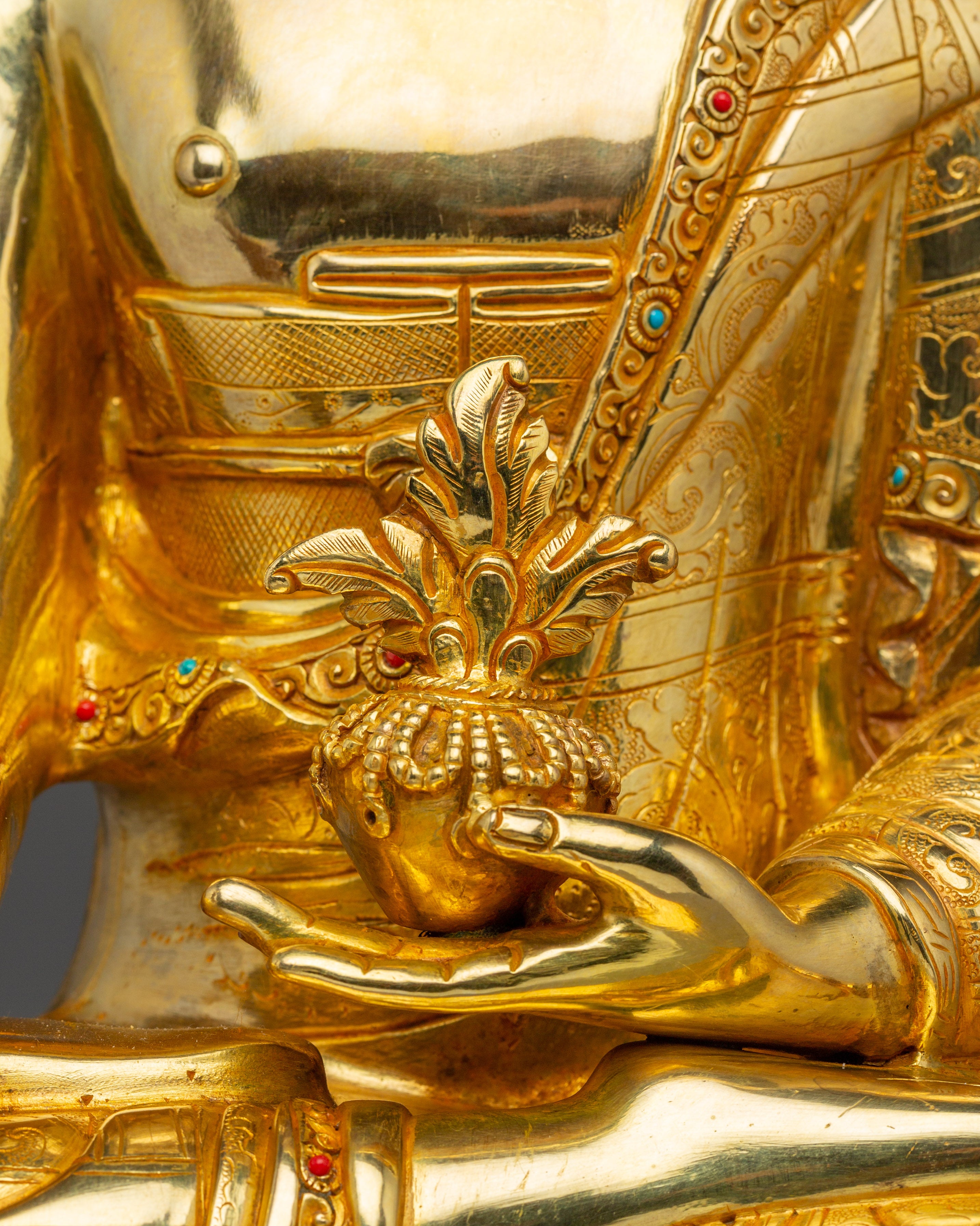 Medicine Buddha Sculpture for Healing | Spiritual Healing Sculpture for Altar