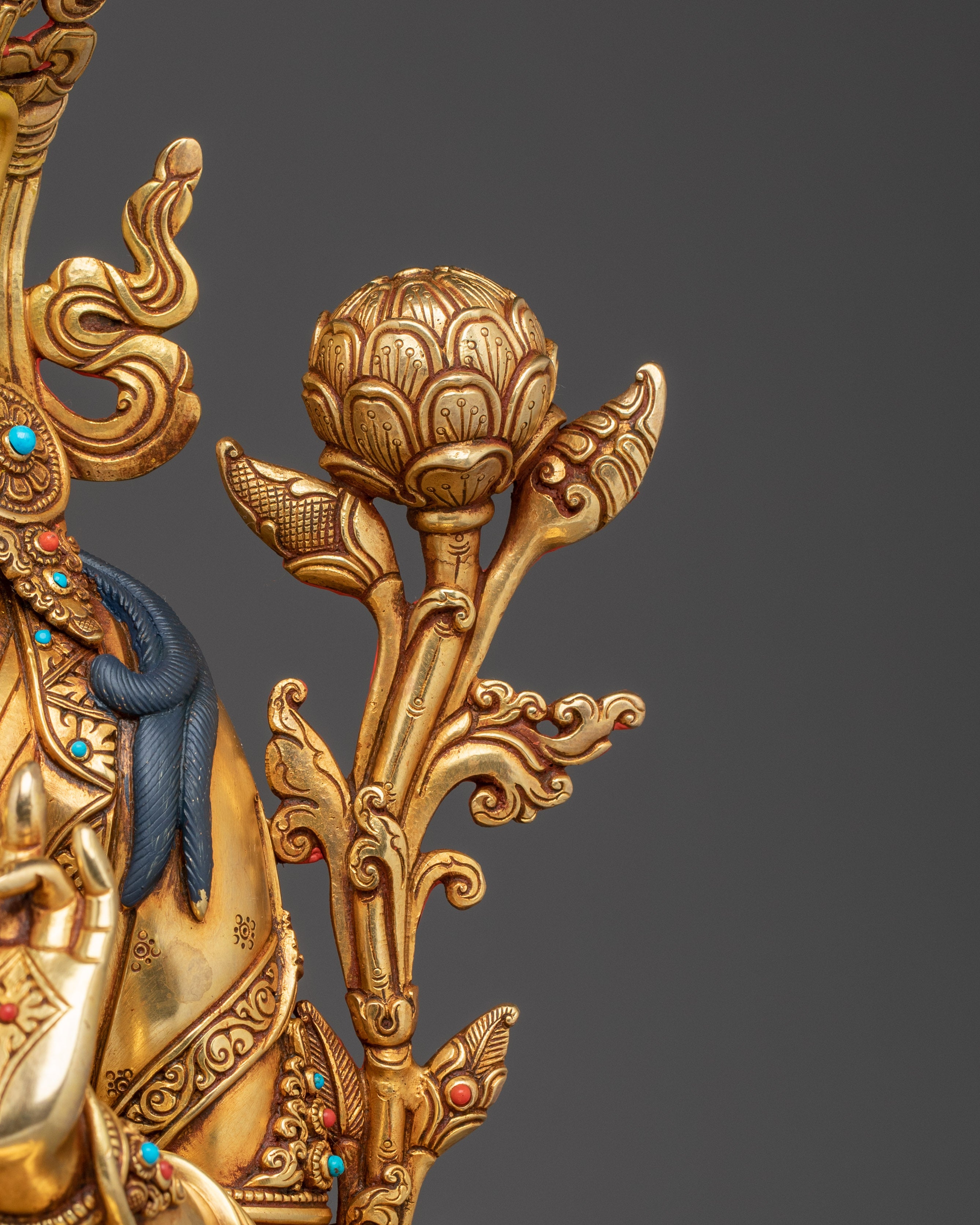 Female Goddess Green Tara Art | Spiritual Protection Deity