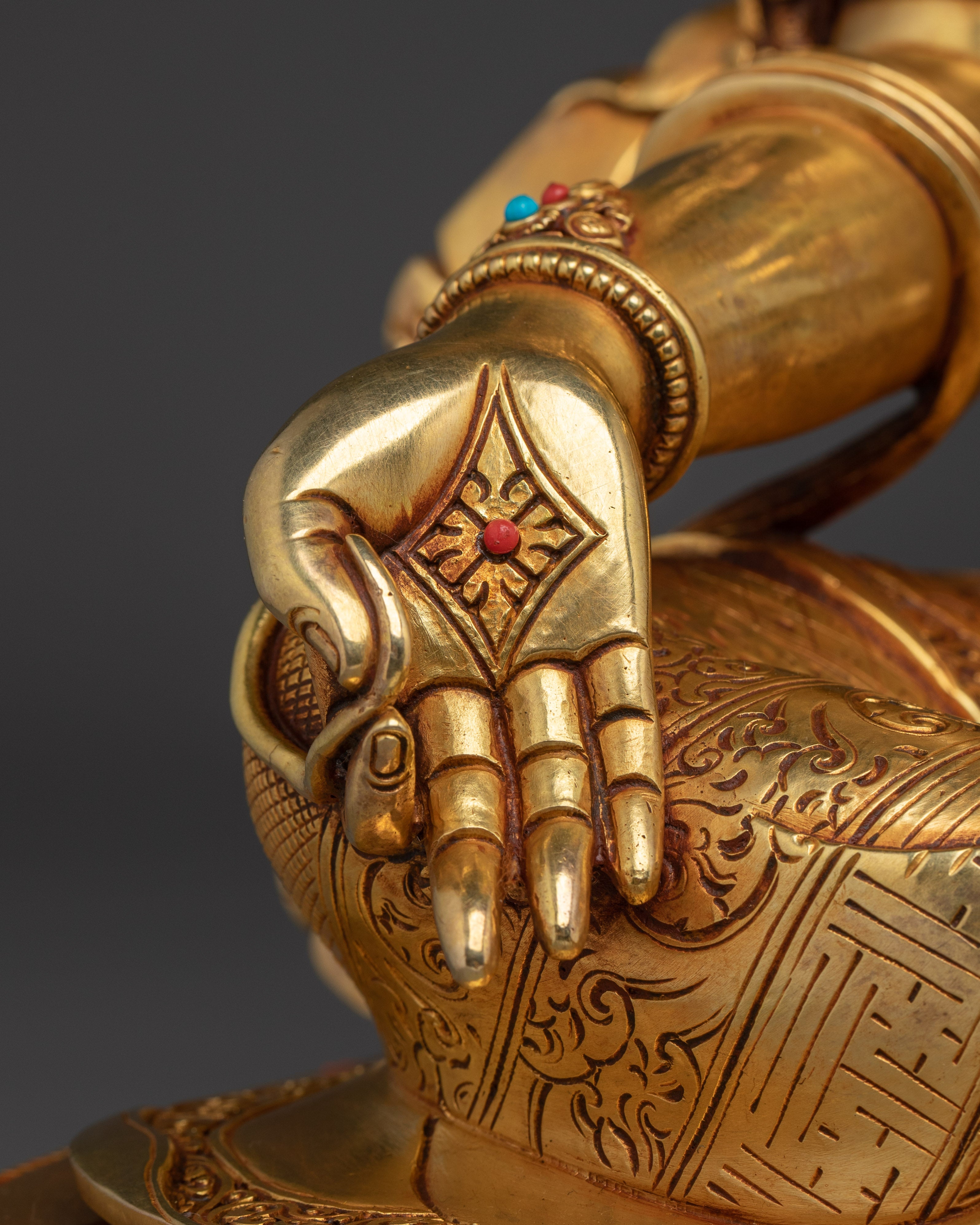 Female Goddess Green Tara Art | Spiritual Protection Deity