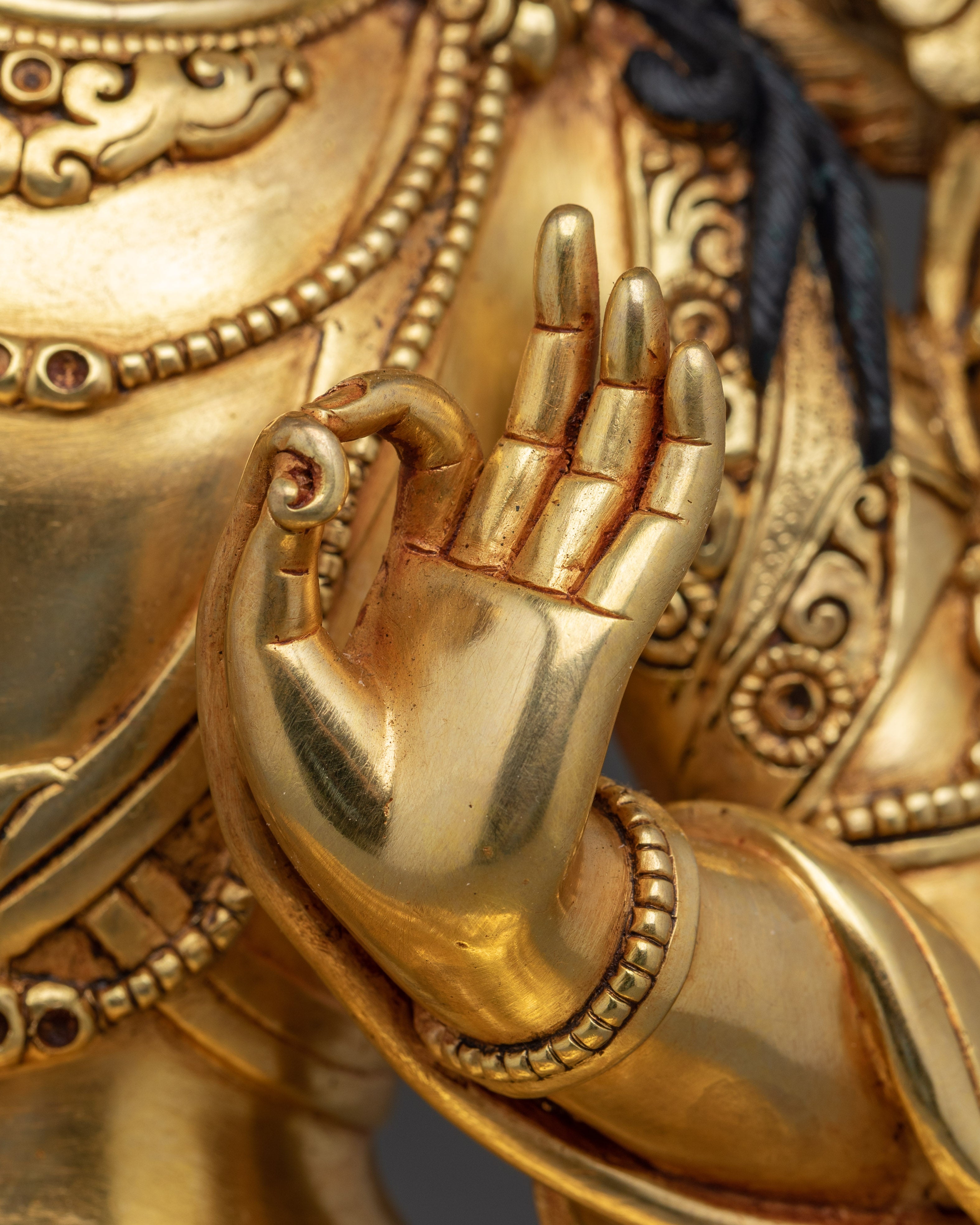 Golden Radiant Manjushri Art | Bodhisattva of Wisdom