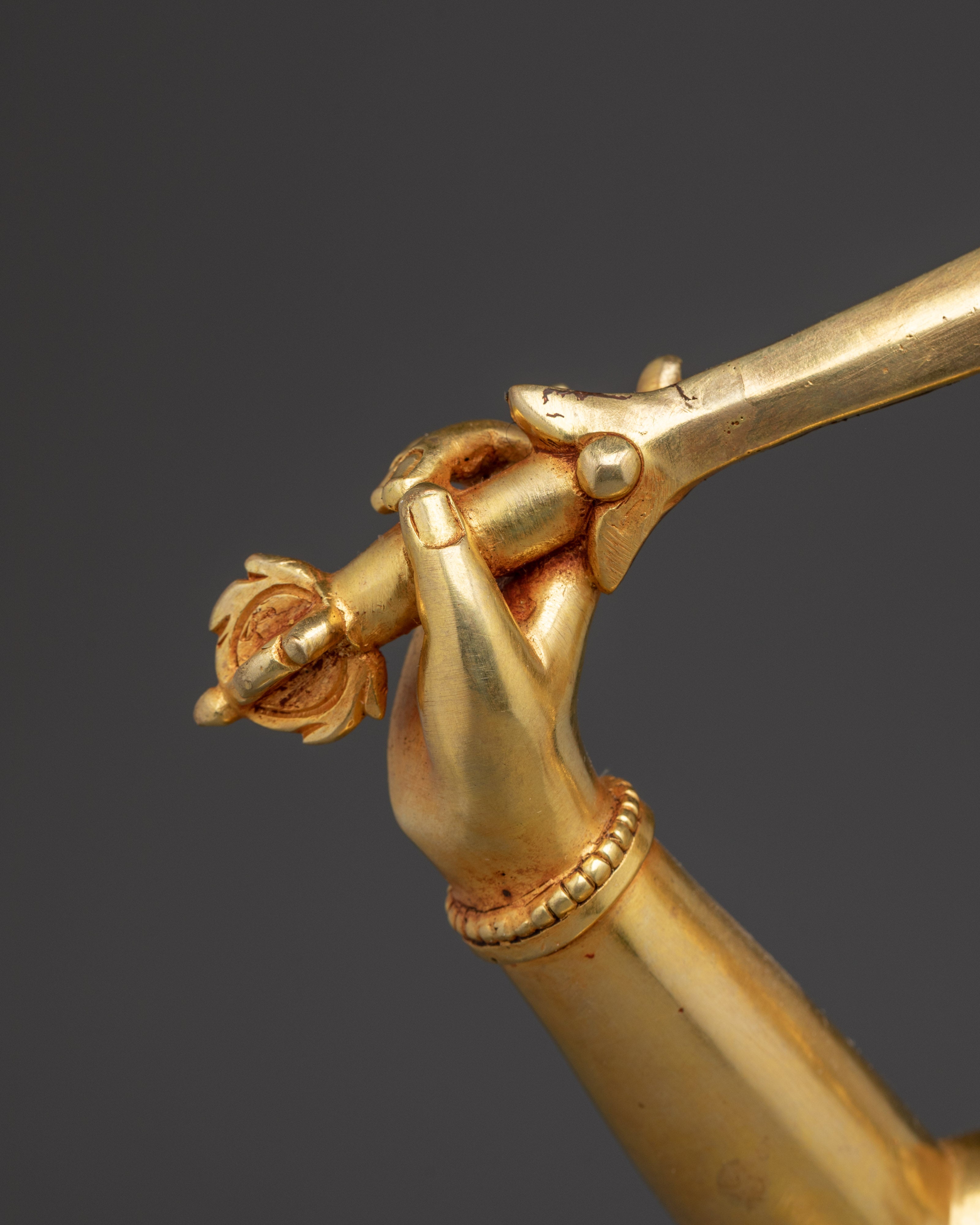 Golden Radiant Manjushri Art | Bodhisattva of Wisdom