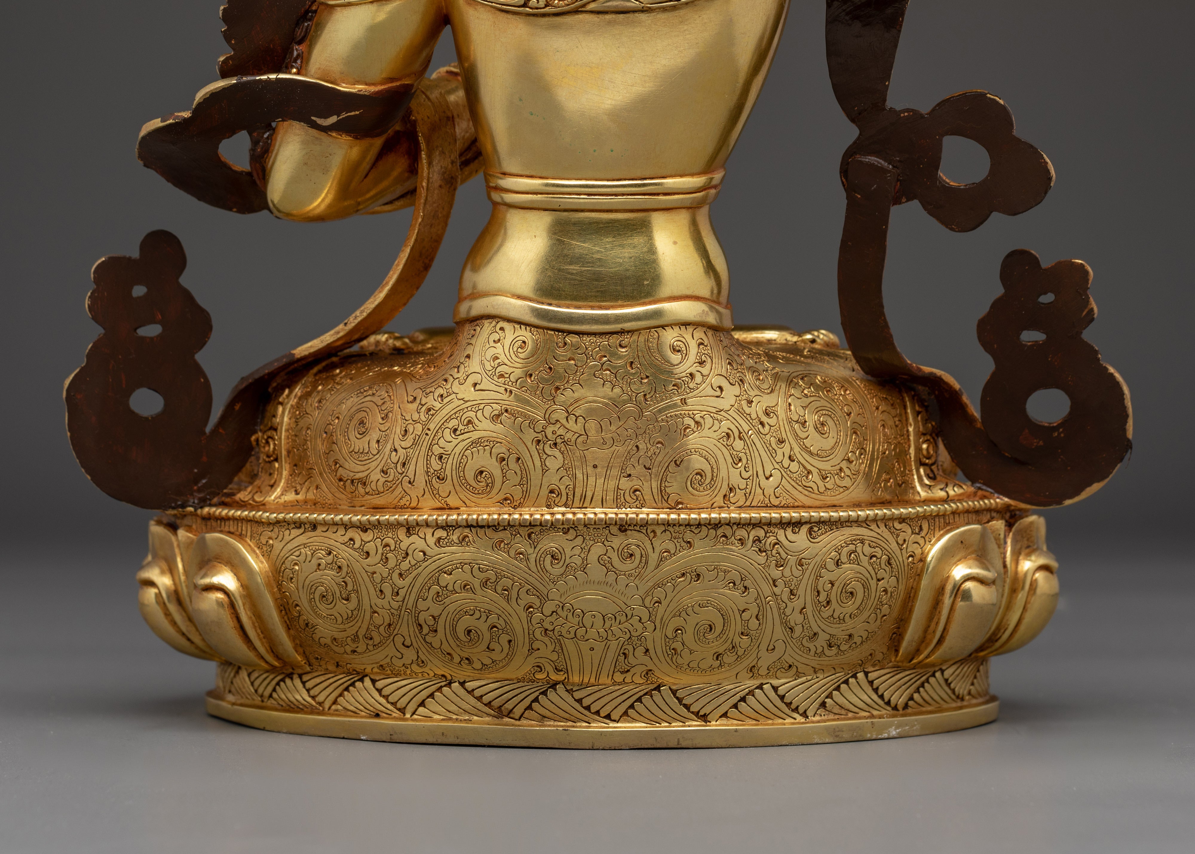 Golden Radiant Manjushri Art | Bodhisattva of Wisdom