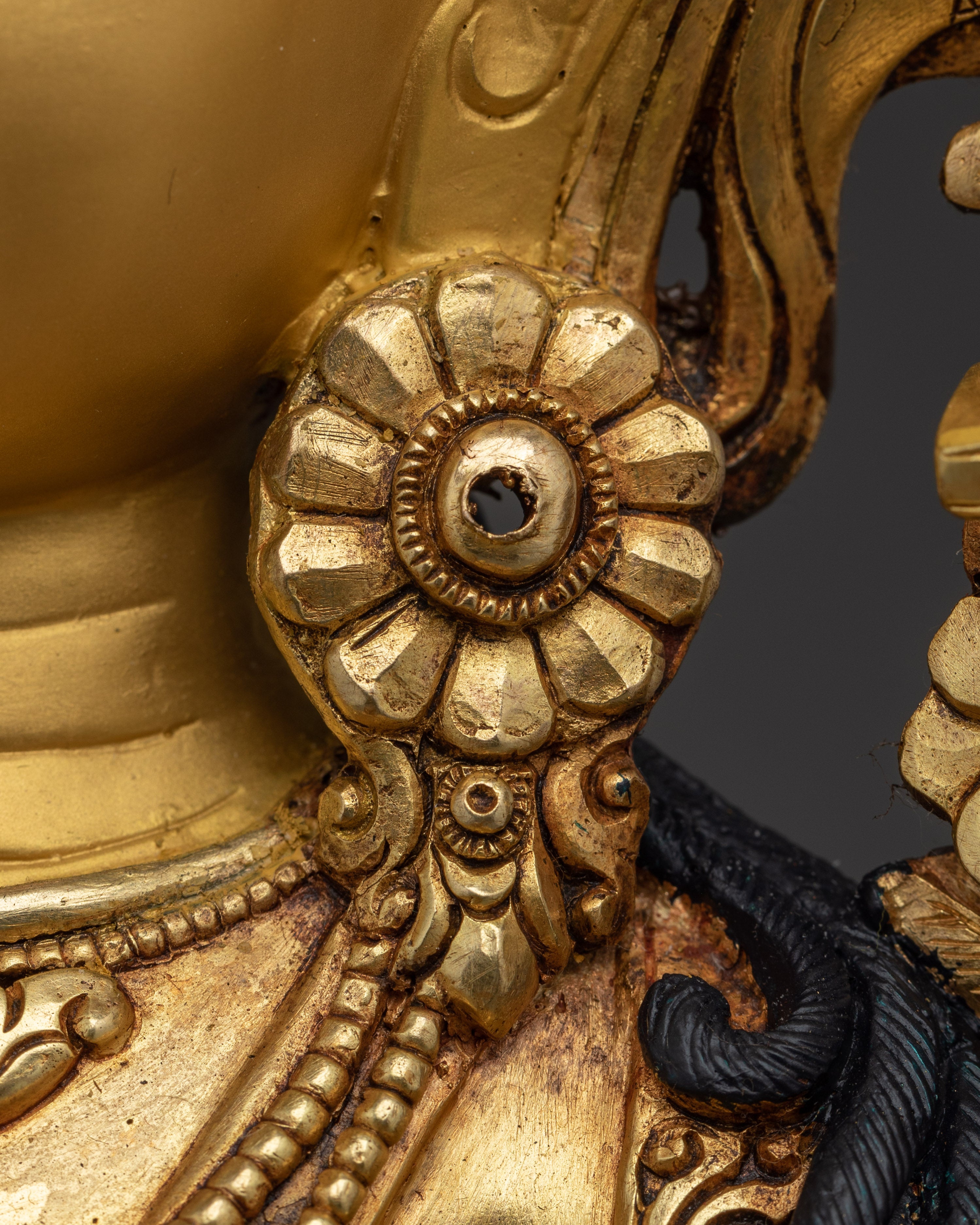 Golden Radiant Manjushri Art | Bodhisattva of Wisdom