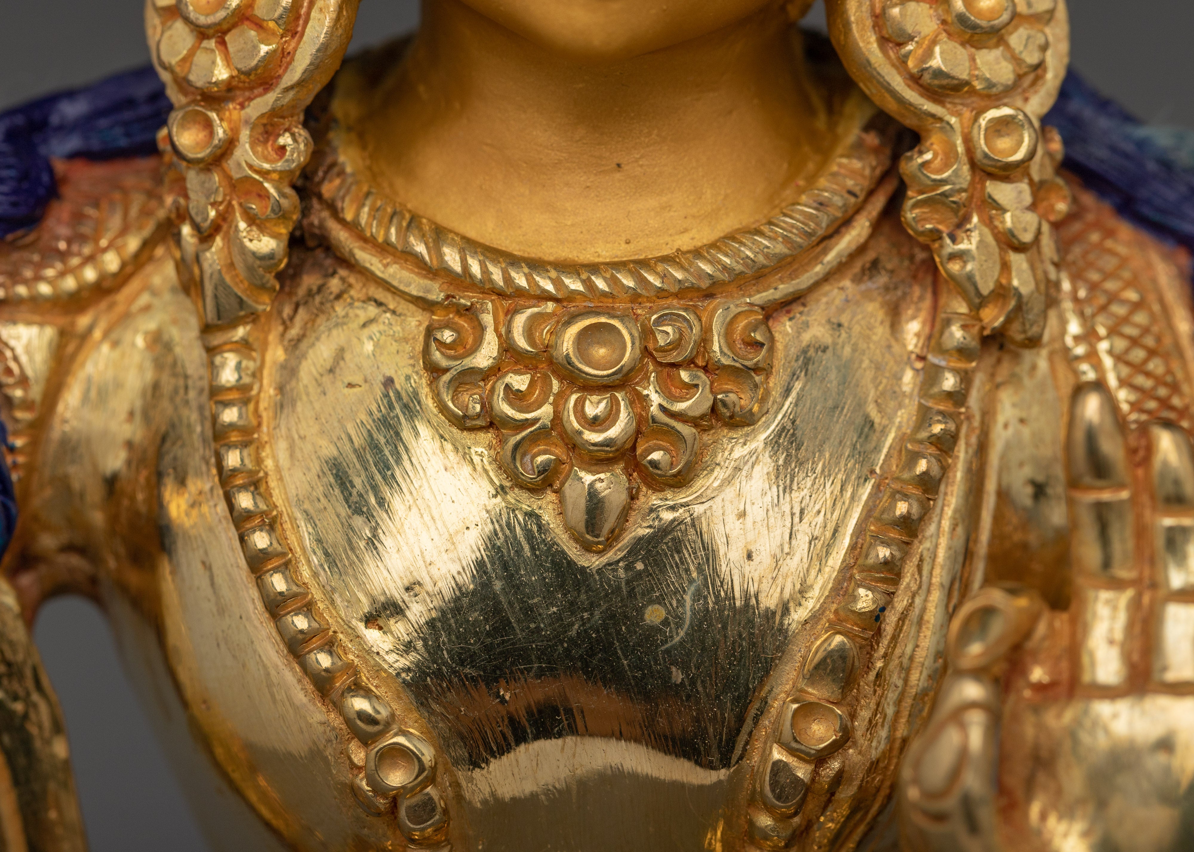 Manjushri Statue for Spiritual Enlightenment | Spiritual Wisdom Sculpture for Altar