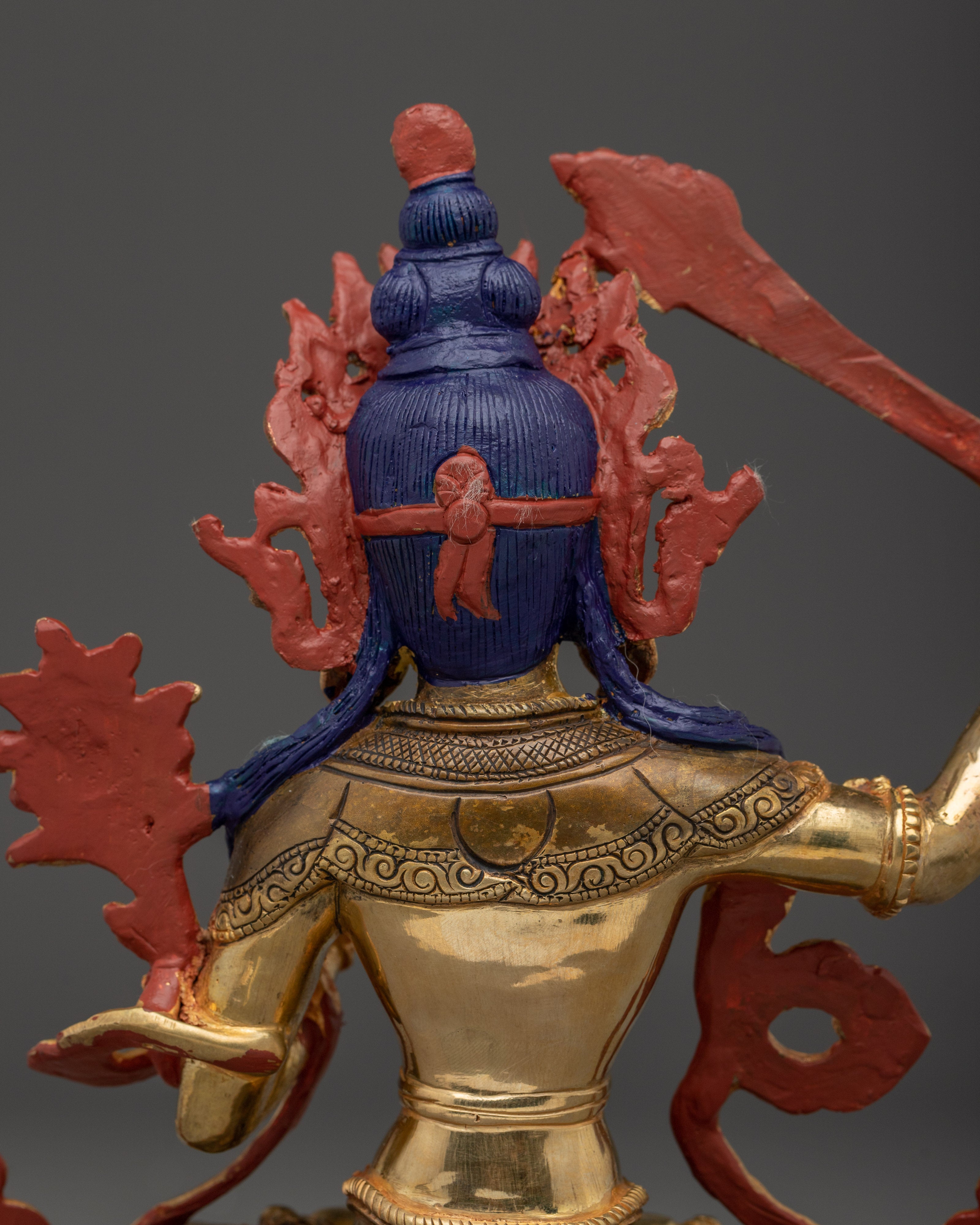 Manjushri Statue for Spiritual Enlightenment | Spiritual Wisdom Sculpture for Altar