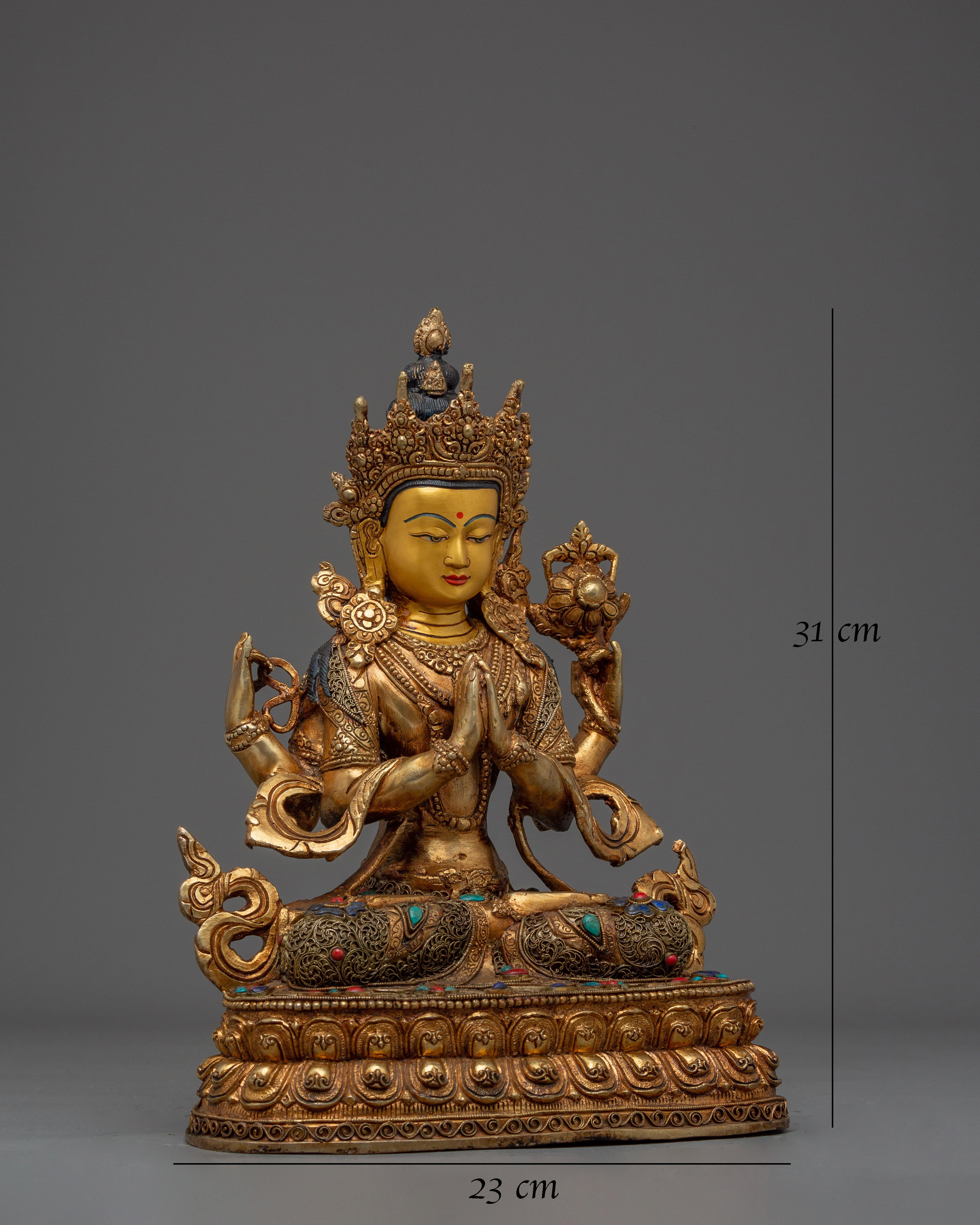 Spiritual Guardian Chenrezig Statue
