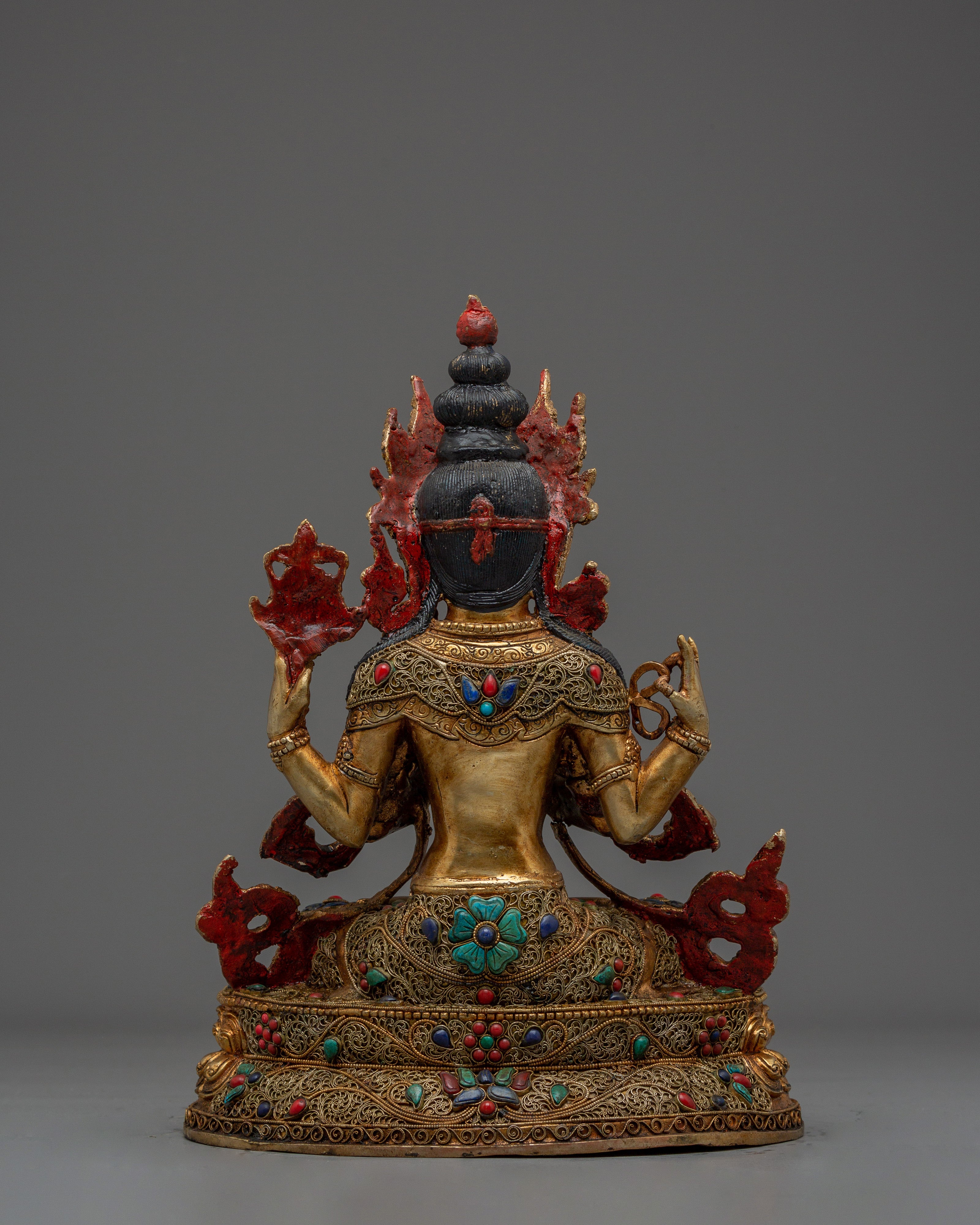 Spiritual Guardian Chenrezig Statue | Sacred Buddhist Art